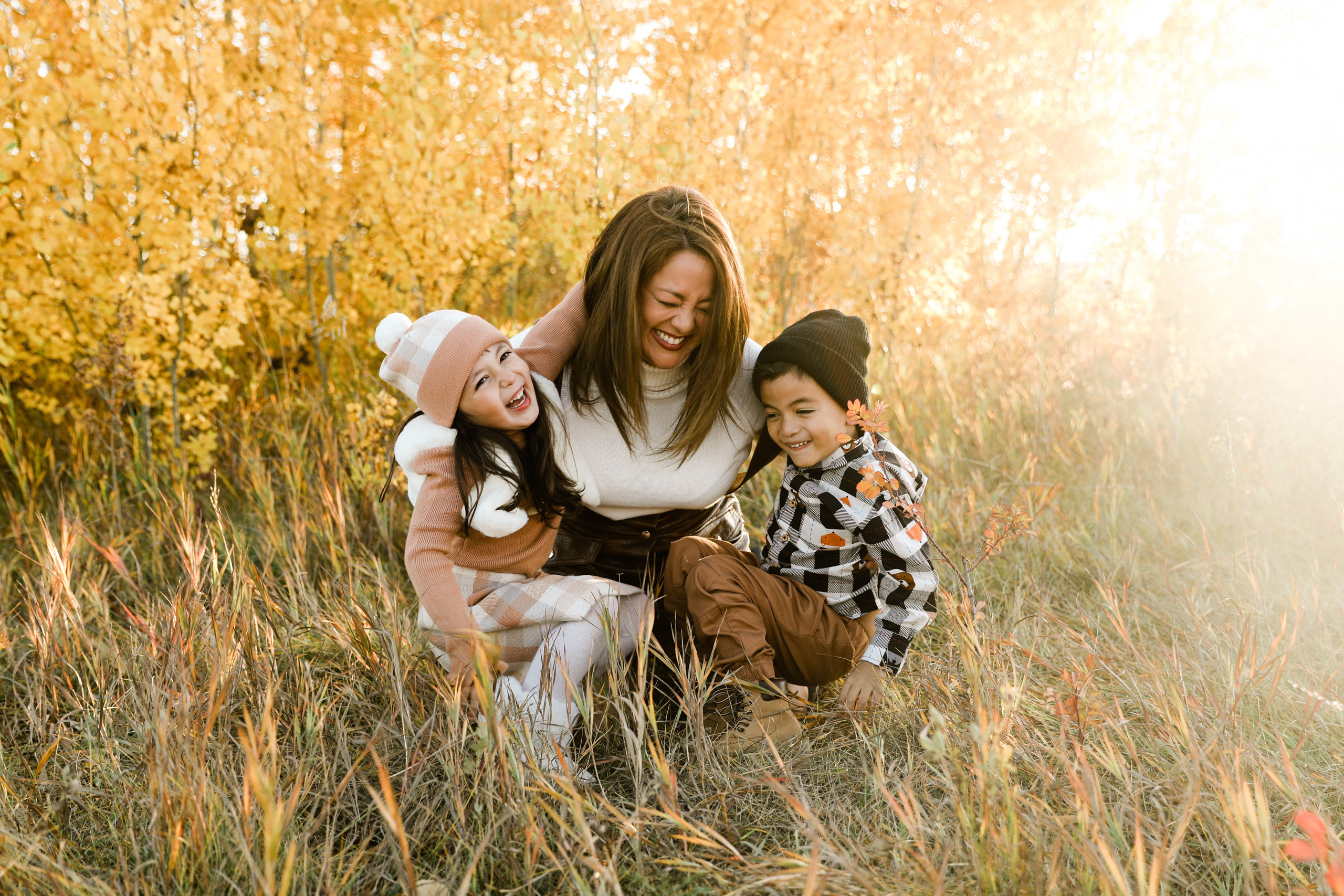 Ocando Family Session. Fotografía accesible en Calgary