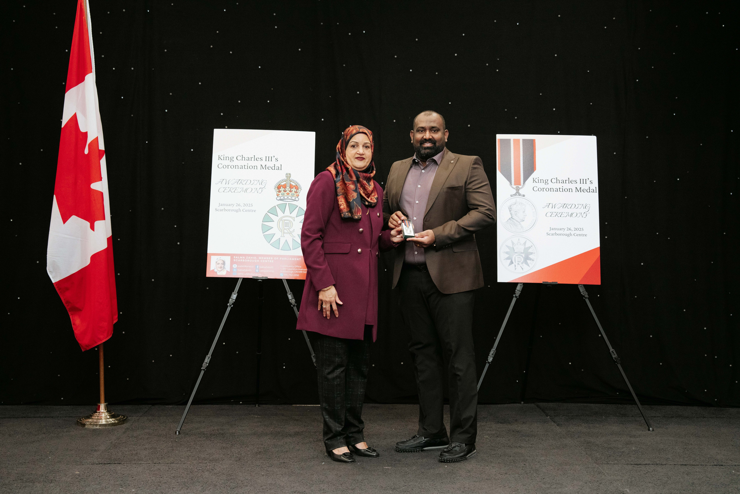 King Charles Coronation Medal Awarding Ceremony. MISAJA MEDIA