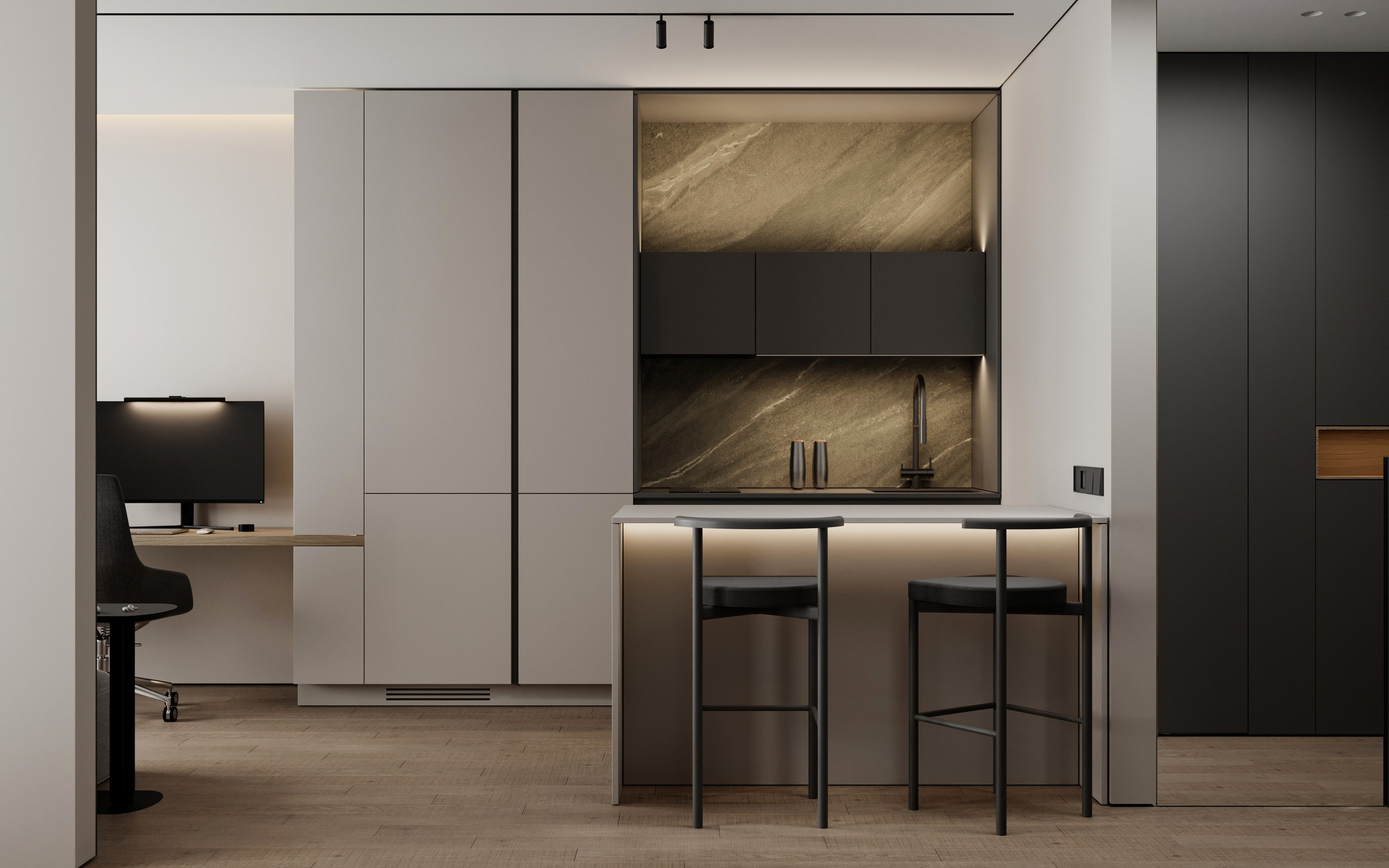 TRINITY. Визуализация интерьера. Подолина Юлия