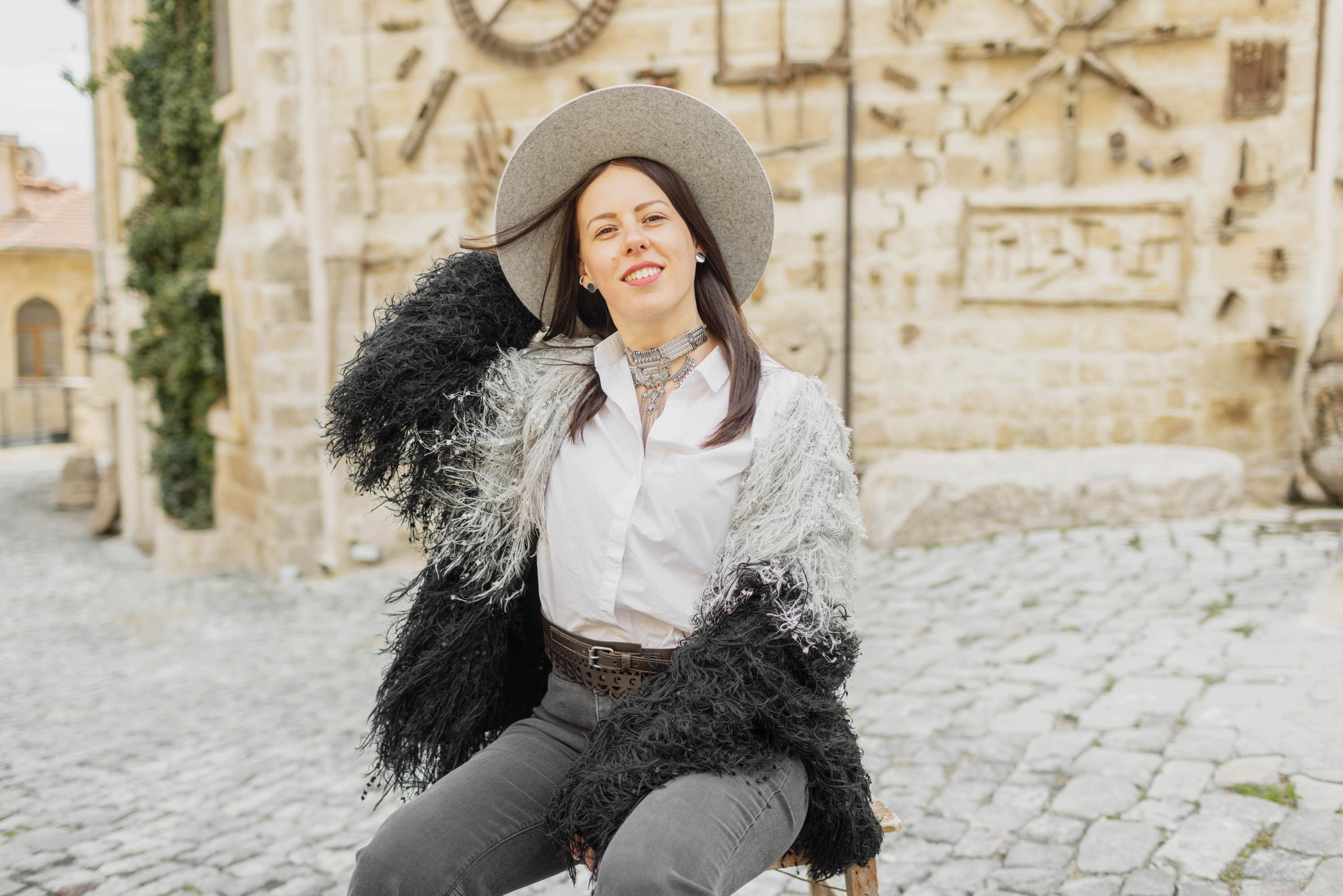 Stylish Photoshoot in the Charming Streets and Valleys of Cappadocia. Julia Ganch I Fashion Wedding Photography I Cappadocia Turkey
