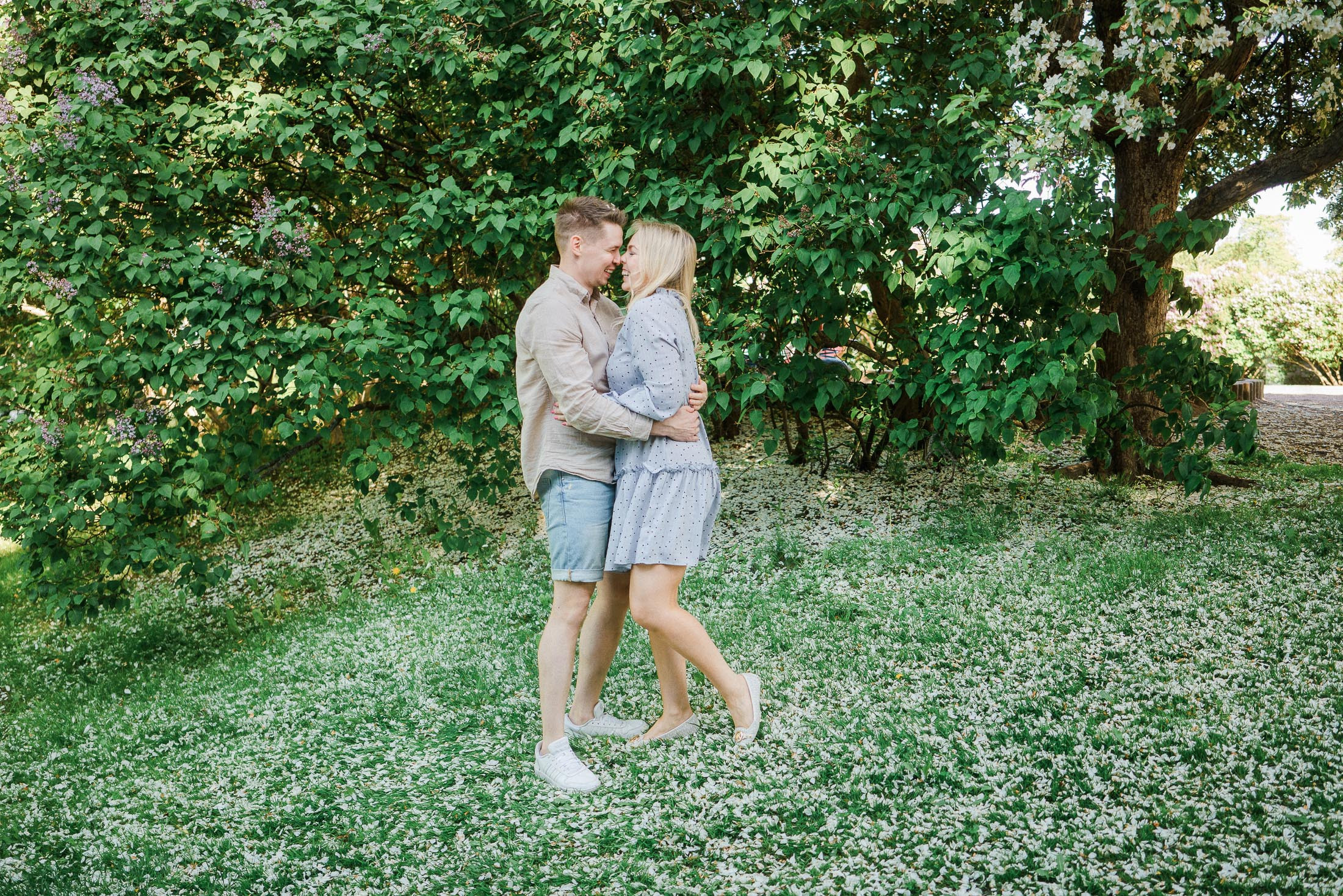 Kihlakuvaus Helsingin keskustassa