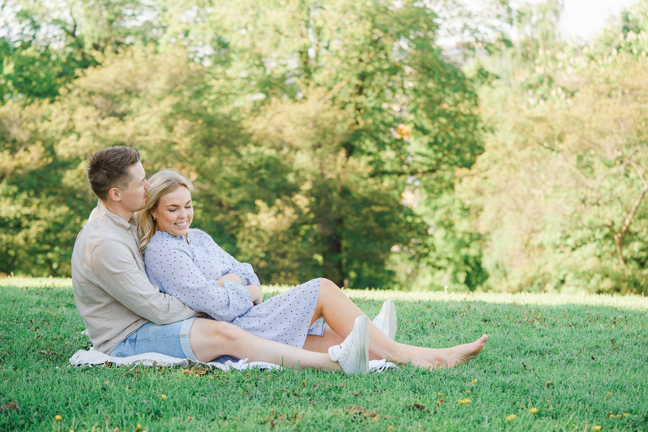 Kihlakuvaus Helsingin keskustassa