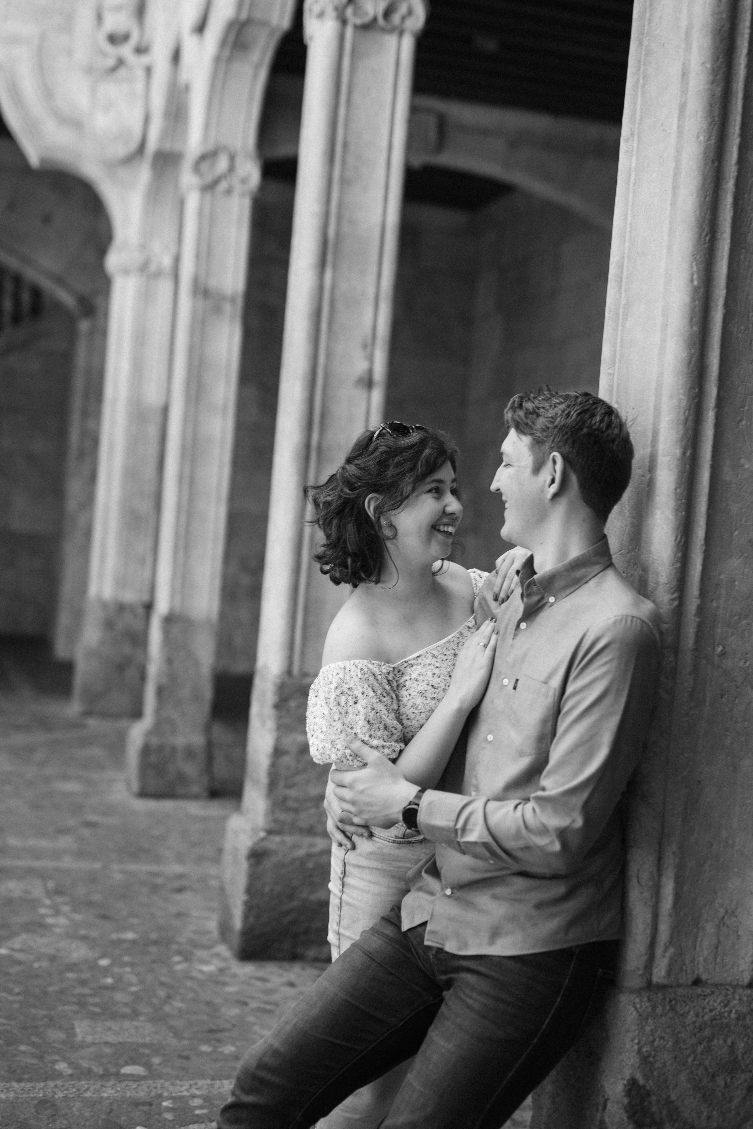 Sesiones de fotos de propuesta de matrimonio en Madrid. Fotógrafo en Madrid, España. Alyona Belyaninova
