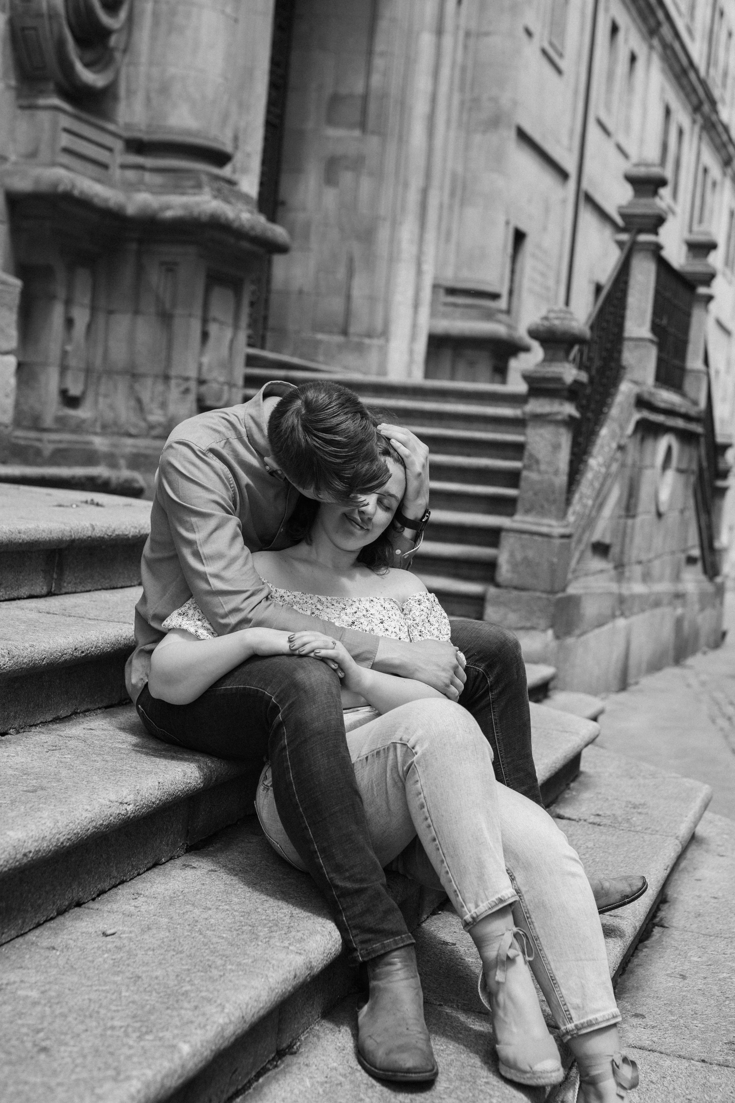 Sesiones de fotos de propuesta de matrimonio en Madrid. Fotógrafo en Madrid, España. Alyona Belyaninova