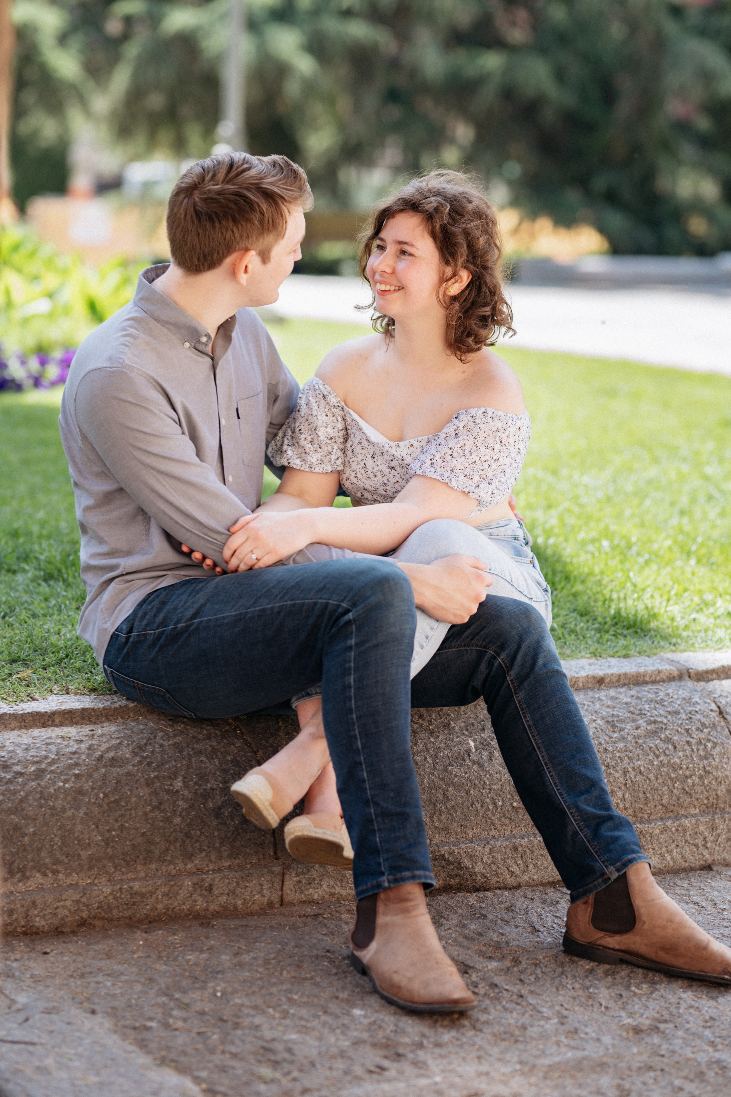 Sesiones de fotos de propuesta de matrimonio en Madrid. Fotógrafo en Madrid, España. Alyona Belyaninova