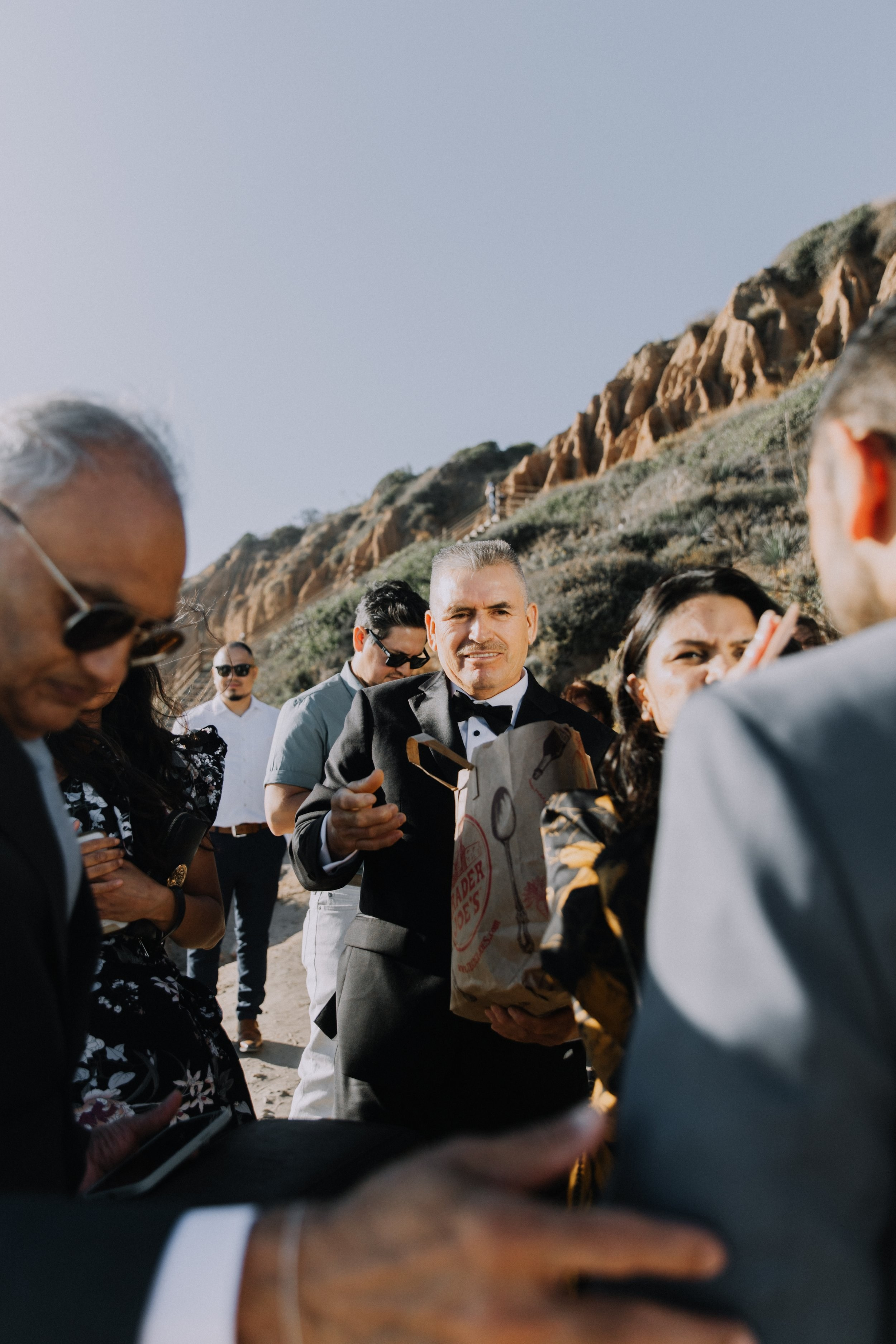 Wedding Ceremony at El Matador Beach, Malibu | Taya Frank. Southern California Family and Couple Photographer