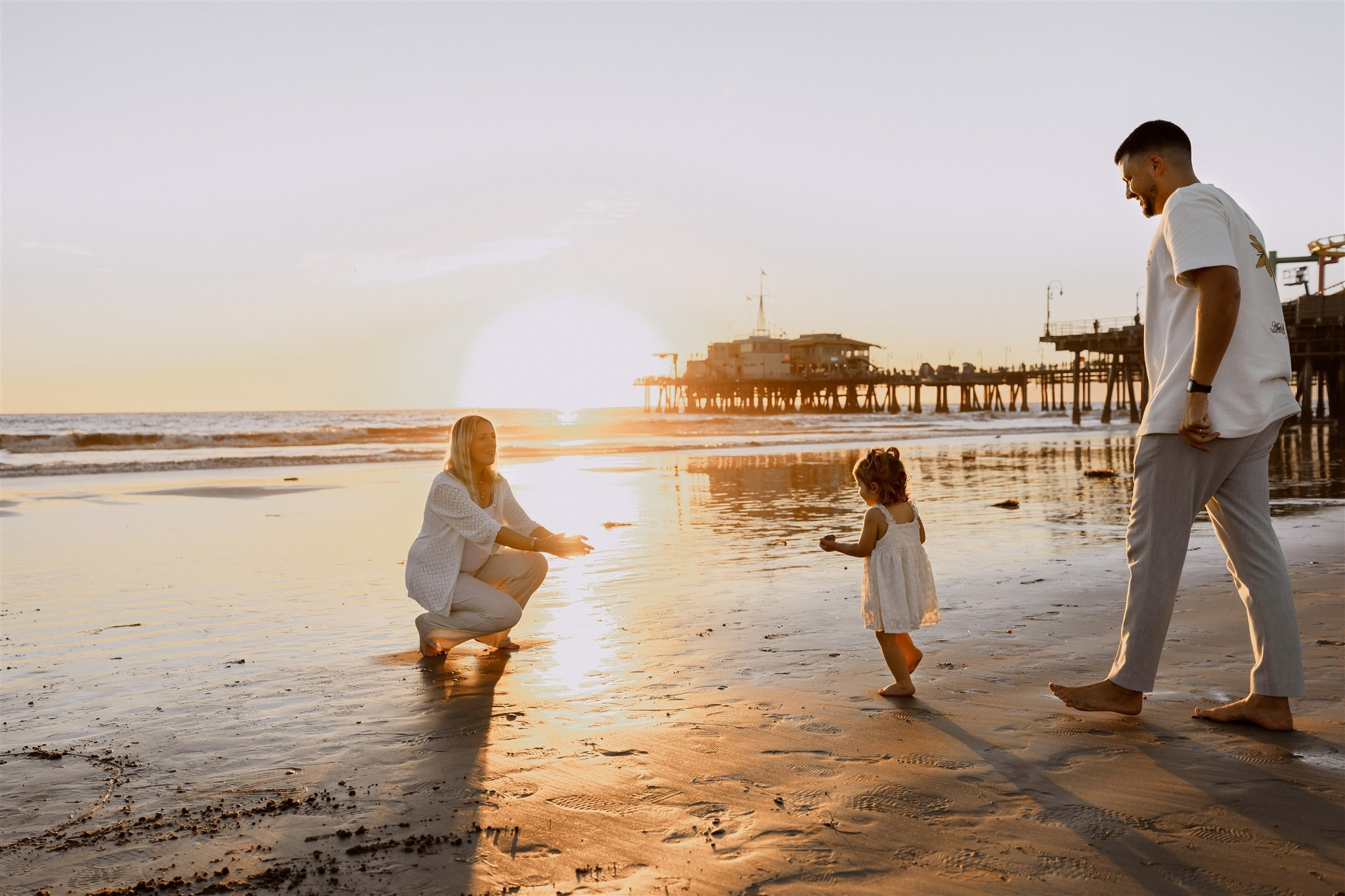 Santa Monica. Southern California Family and Couple Photographer