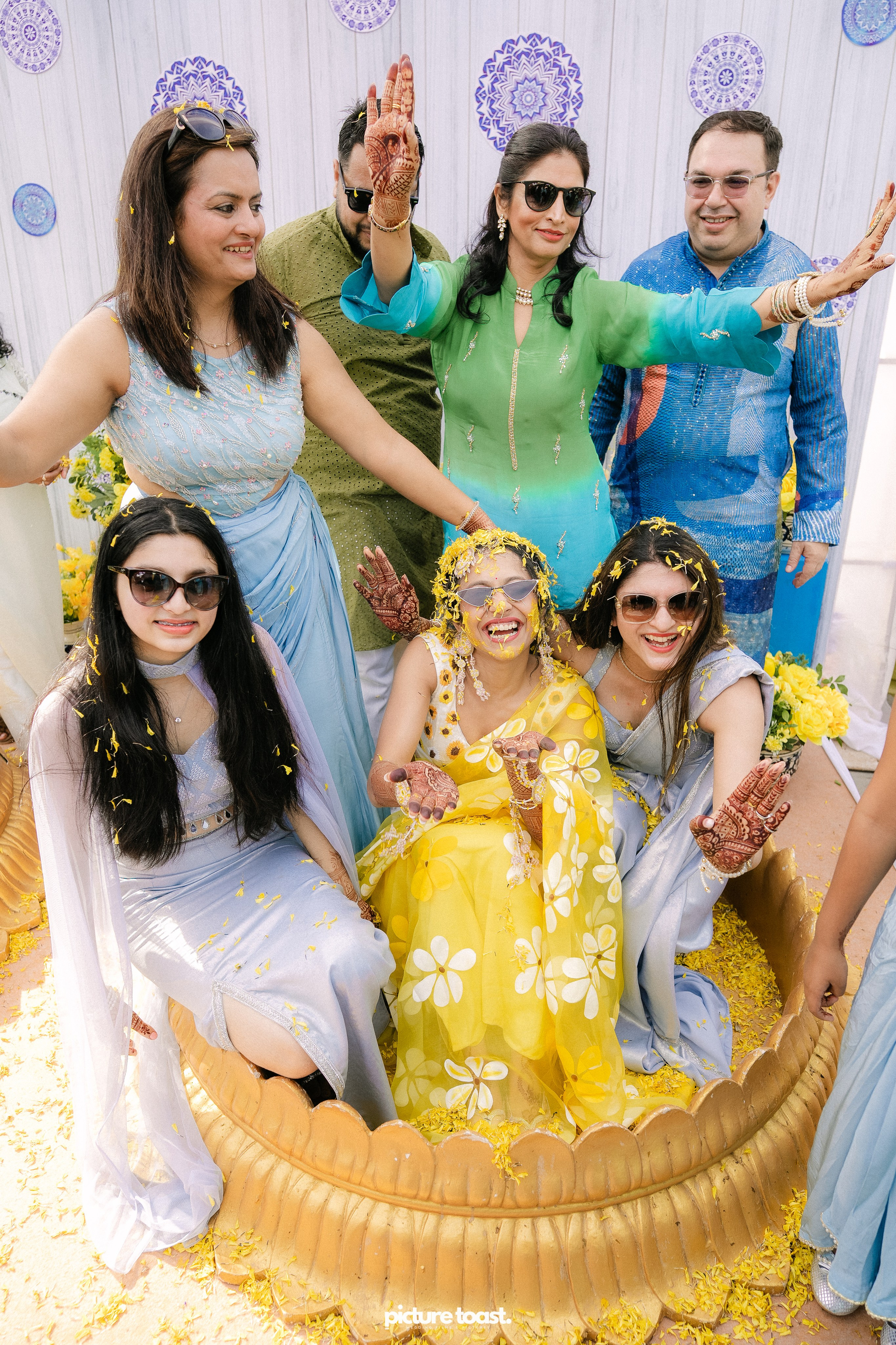 Haldi Hues Ft. Baebie & Goyal. Fine art Wedding Photographers in India & Canada