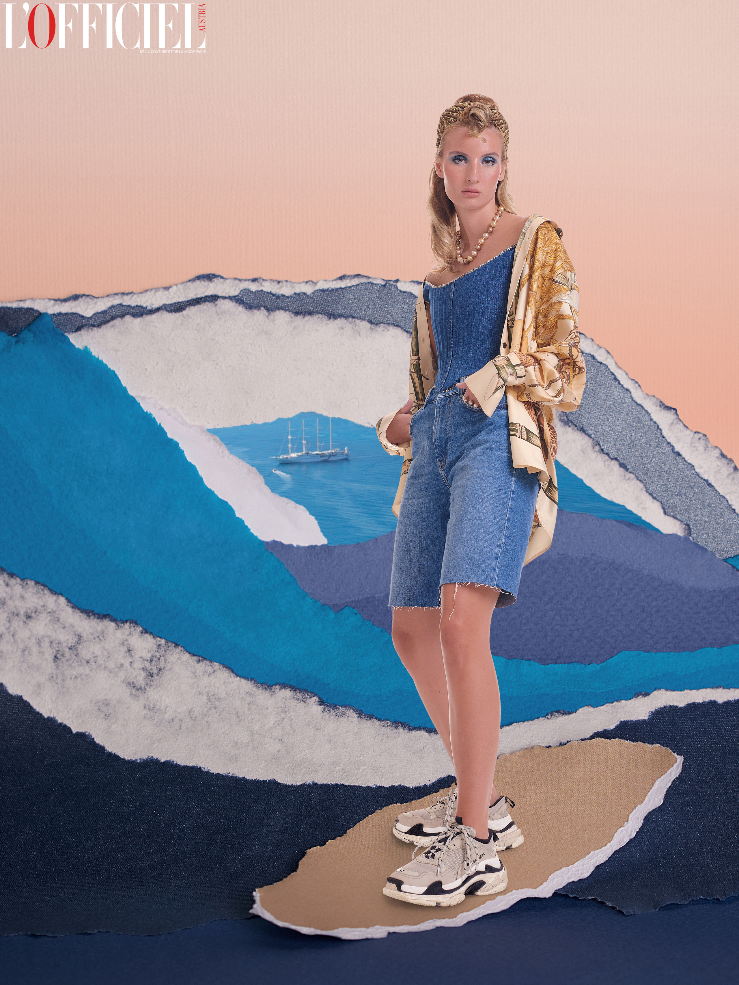 Creative direction and fashion photography production for brand campaign in Dubai