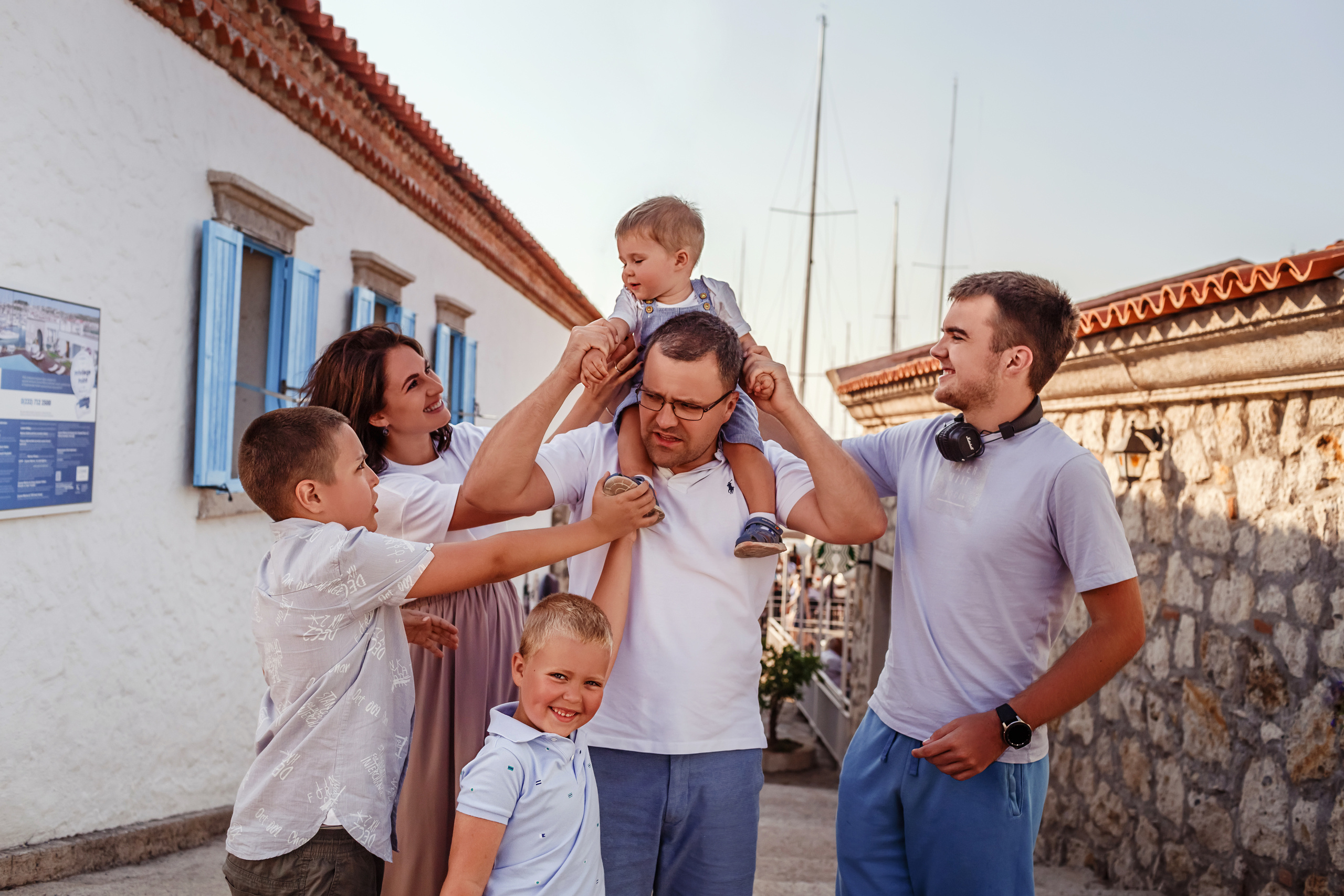 Family photoshooting in Cesme