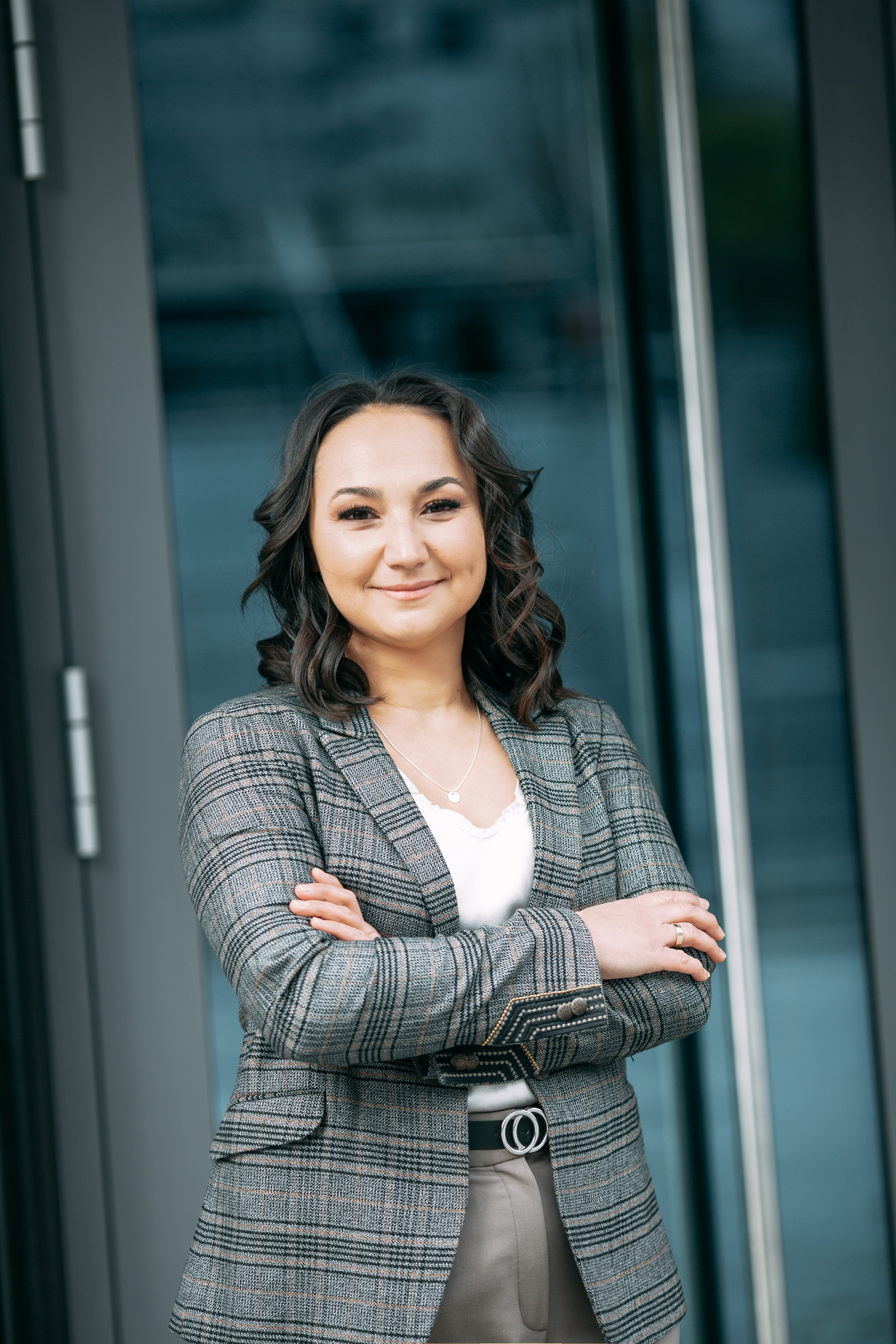 Business Fotoshooting für Yulia in Stuttgart. Professionele fotografin in Münsingen Olesia Wegele