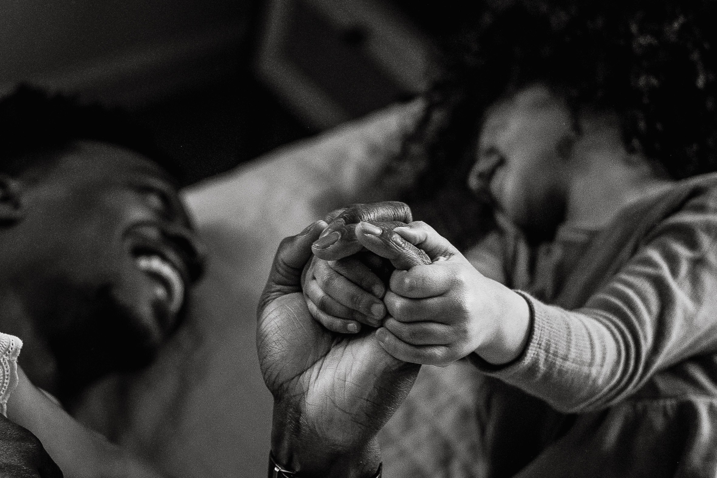 Stephanie, Lamar and kids at home. Wedding and family photographer and videographer PA, NJ, NY, DE, MD