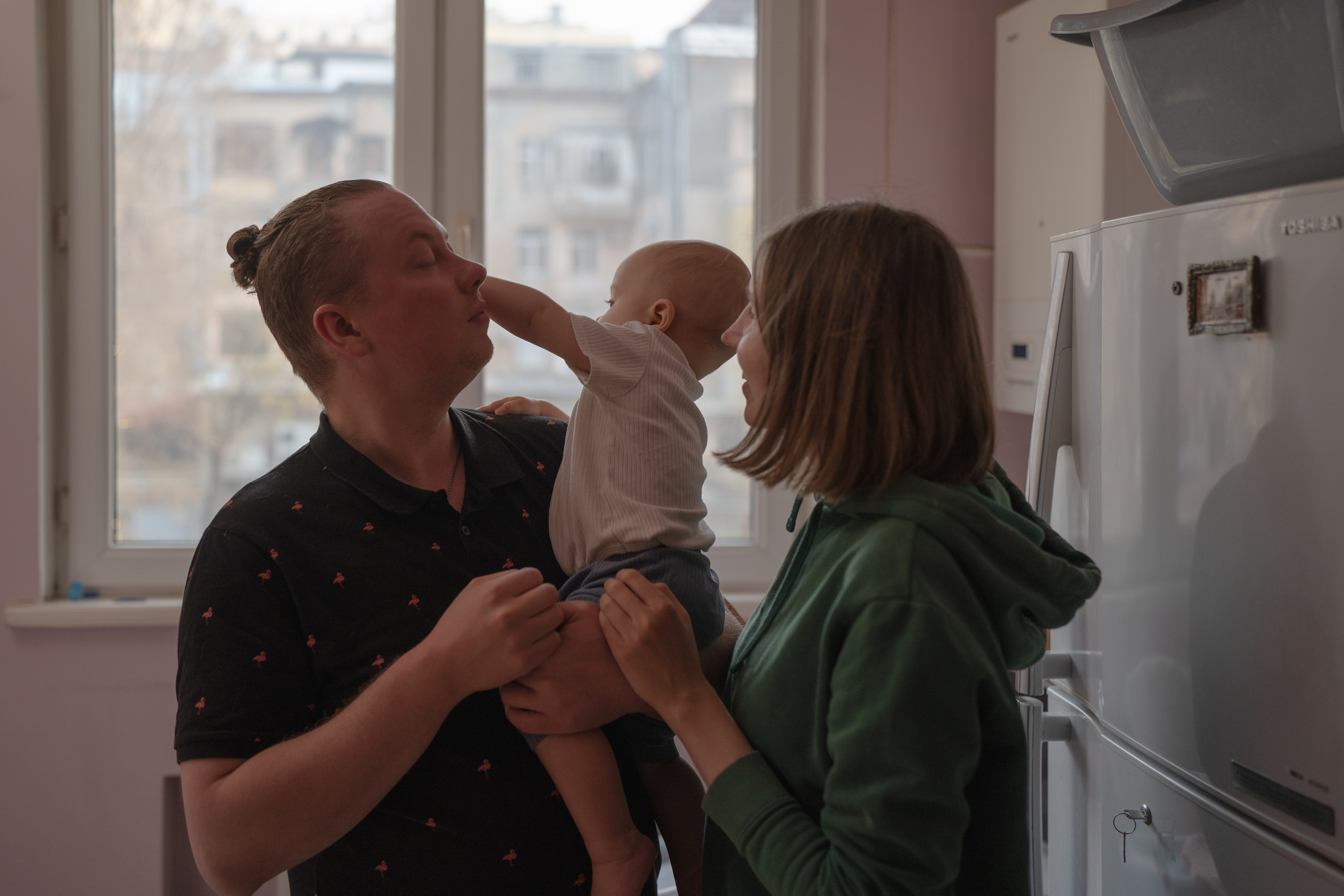 Alena, Vlad and their son Lev. Main