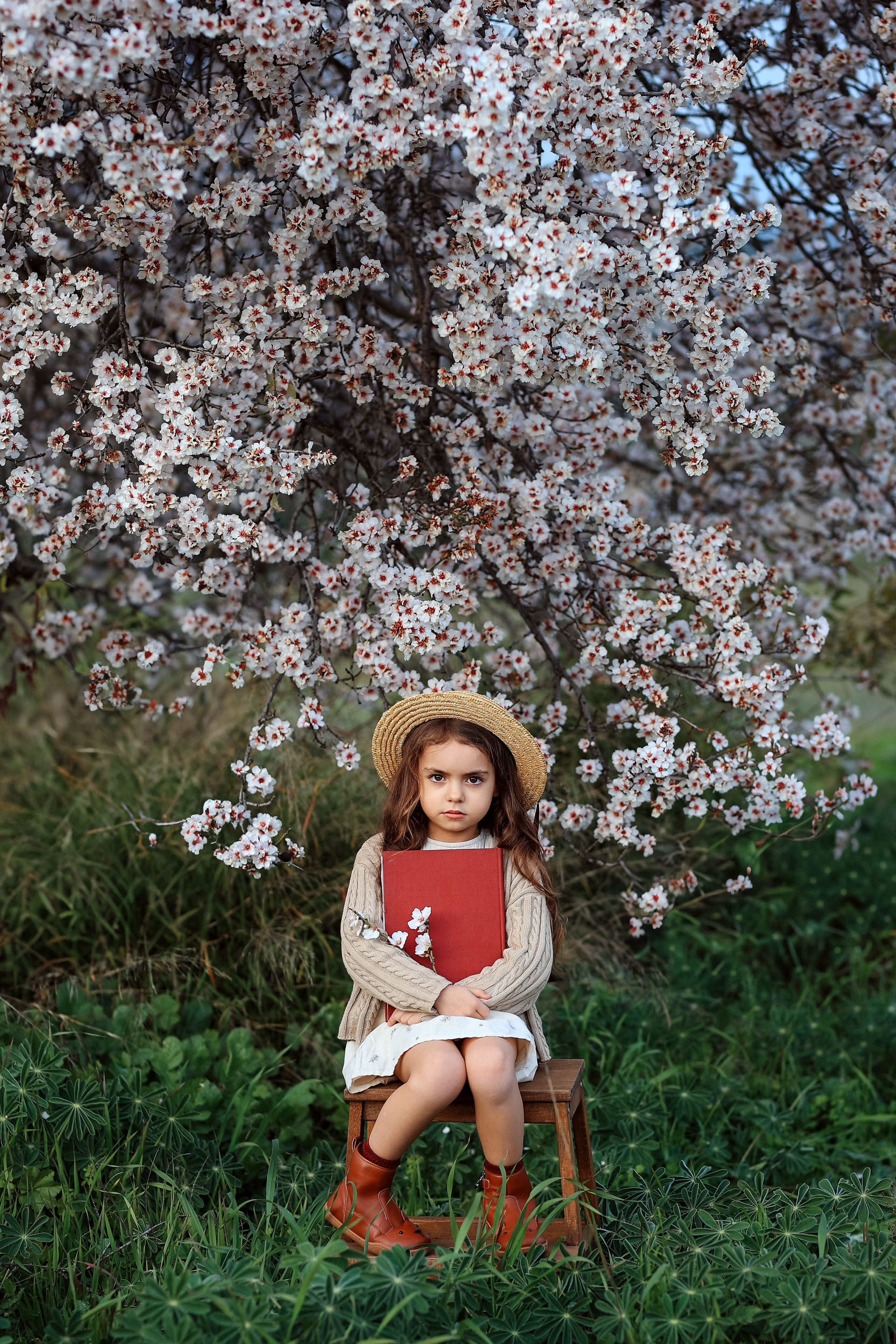 Фотосессия в цветущем миндале. Фотограф в Турции, Анталии, Кемере, Белеке, Сиде, Каше, Калкане, Фетхие