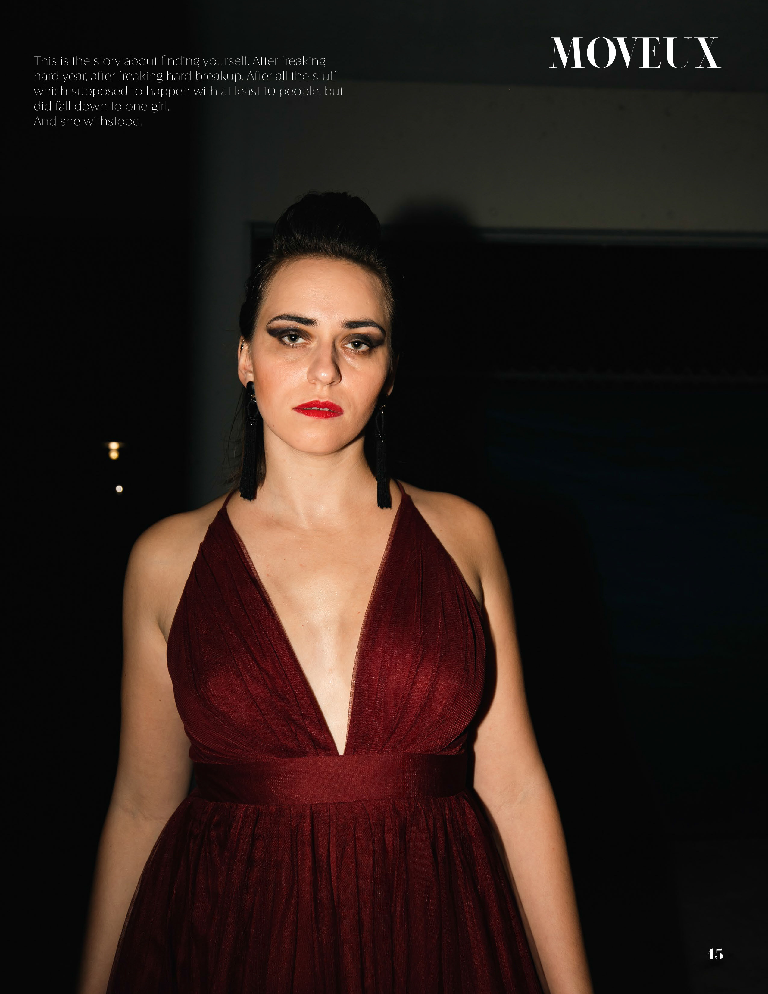 MOVEUX Magazine January 2022. Portrait and graduation photographer Marina Simanava