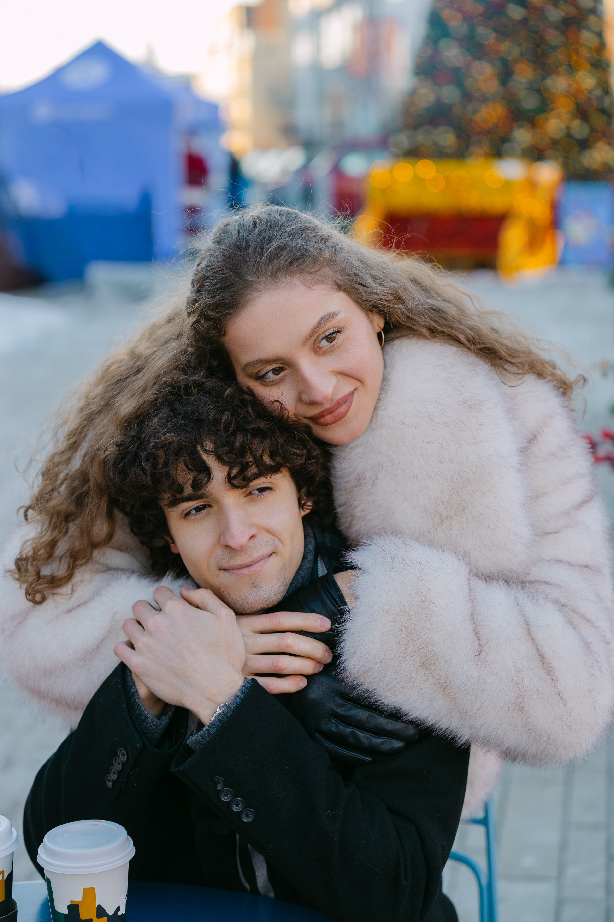 Christmas magic together. Home