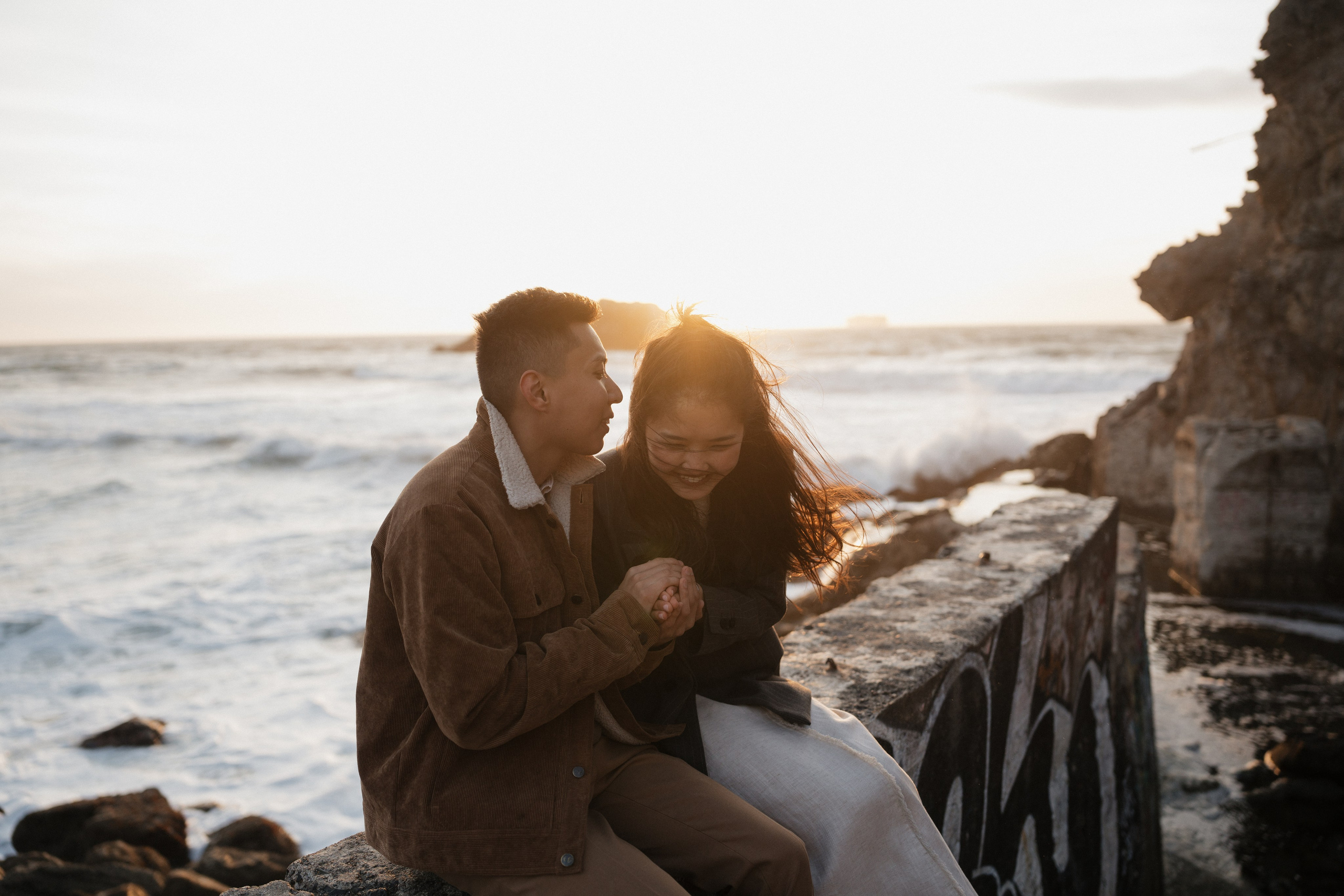 Golden Hour Magic at Sutro Baths. Soulo Photography | San Francisco Bay Area Based Photographer