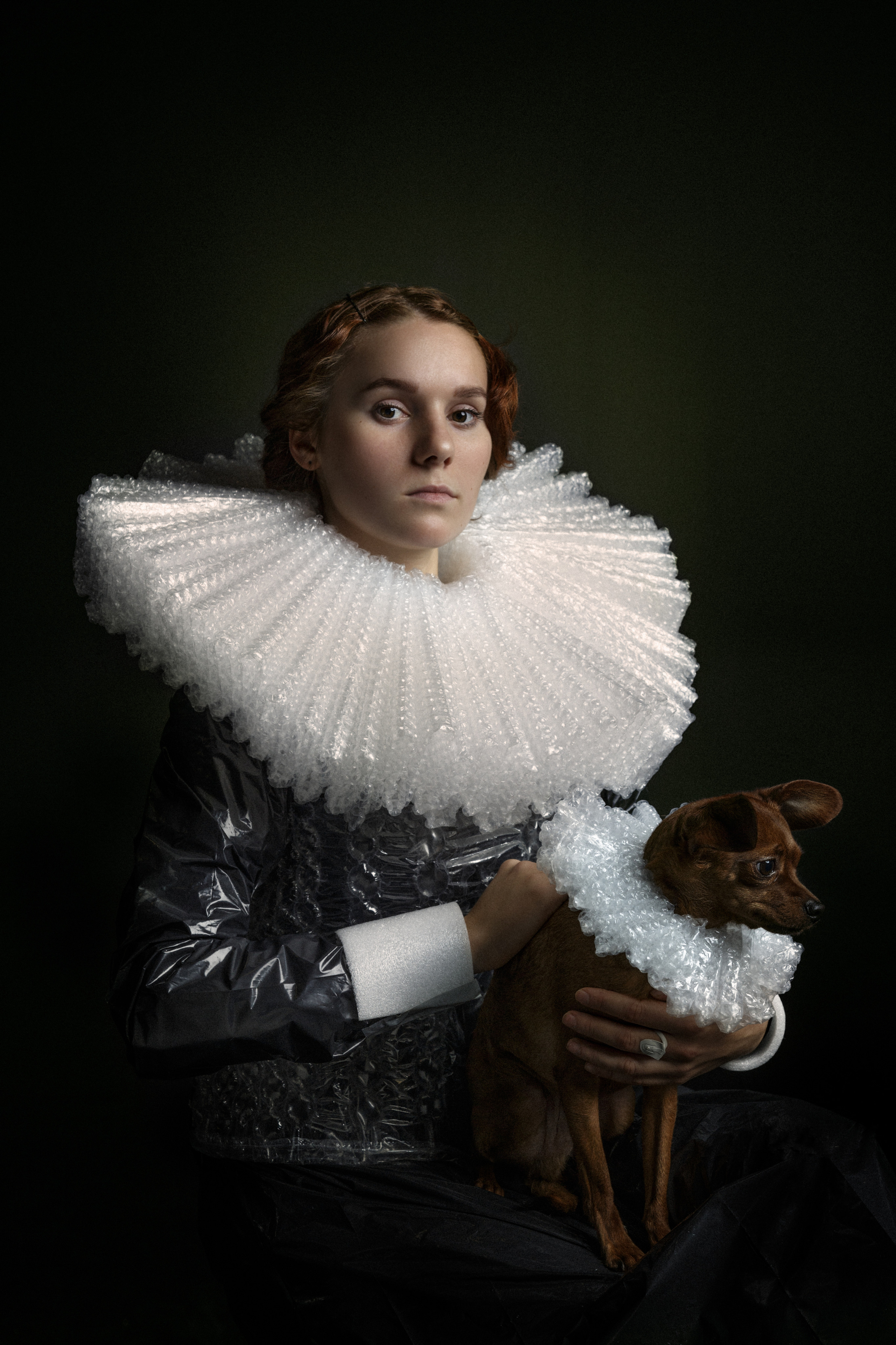 Rembrandt light, plastic, renaissance portrait портреты людей одетых в пакеты из под мусора