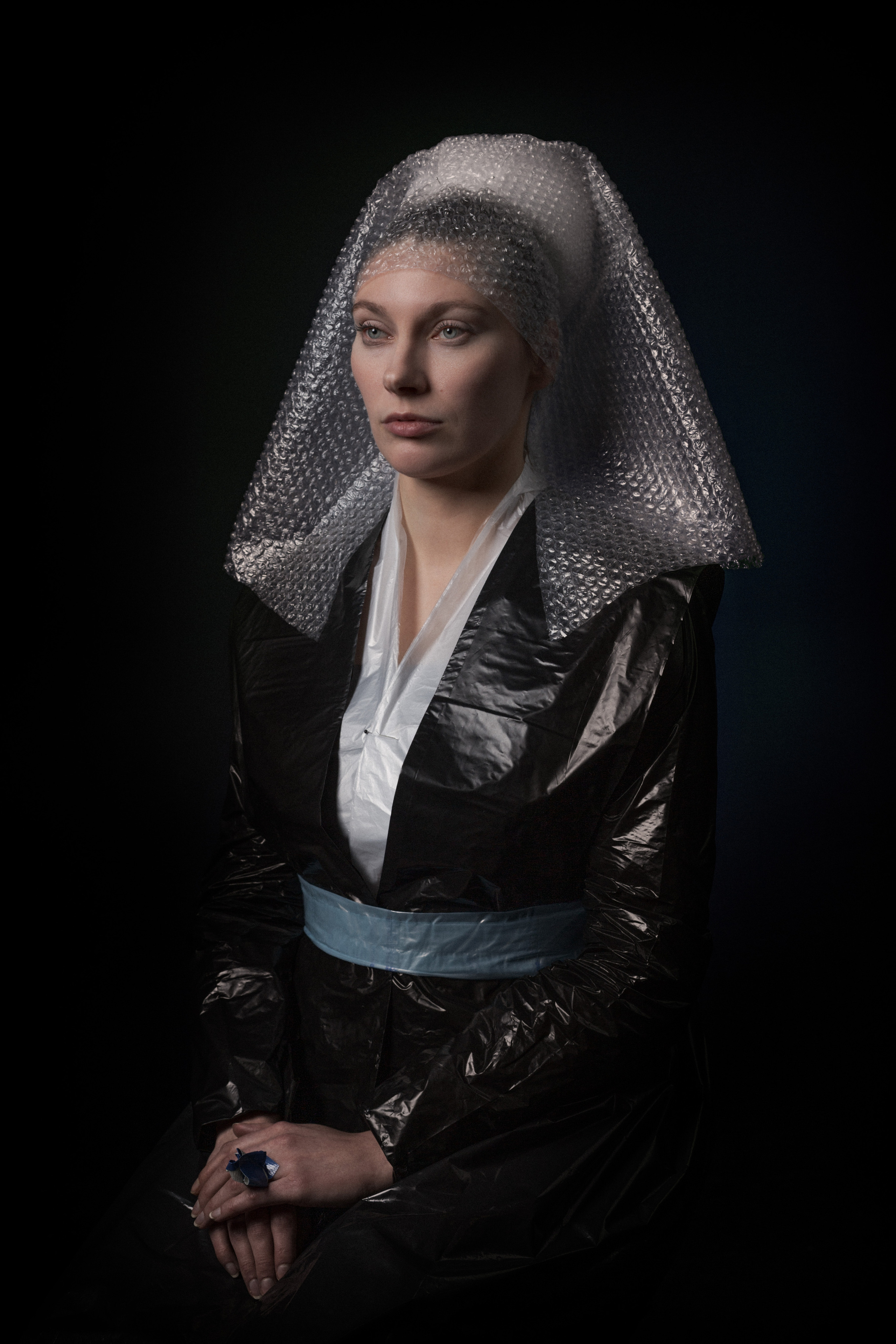Rembrandt light, plastic, renaissance portrait портреты людей одетых в пакеты из под мусора