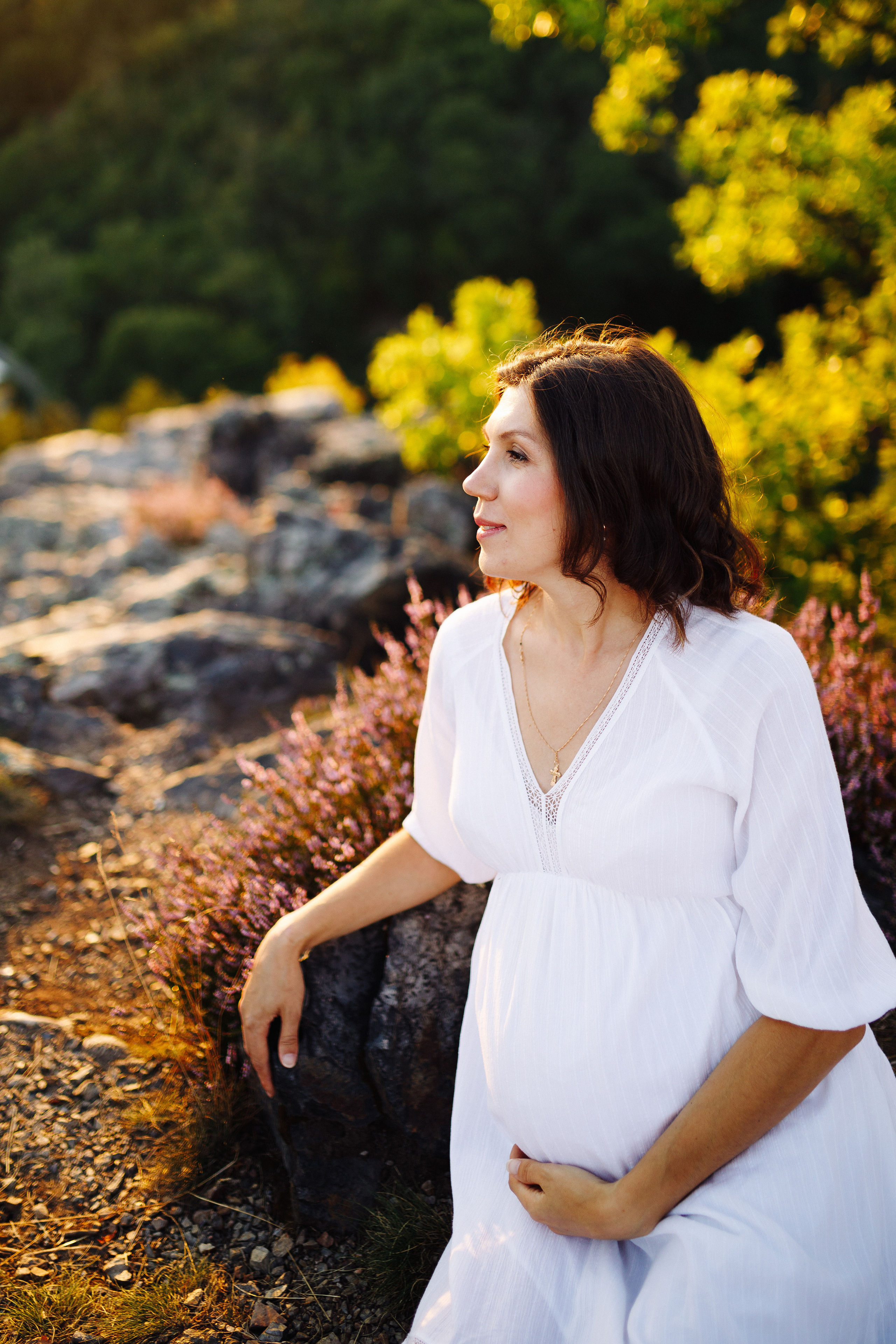 Galya, Sergei & Petya Family photoshoot in Divoka Sarka. Photographer in Prague for tourists