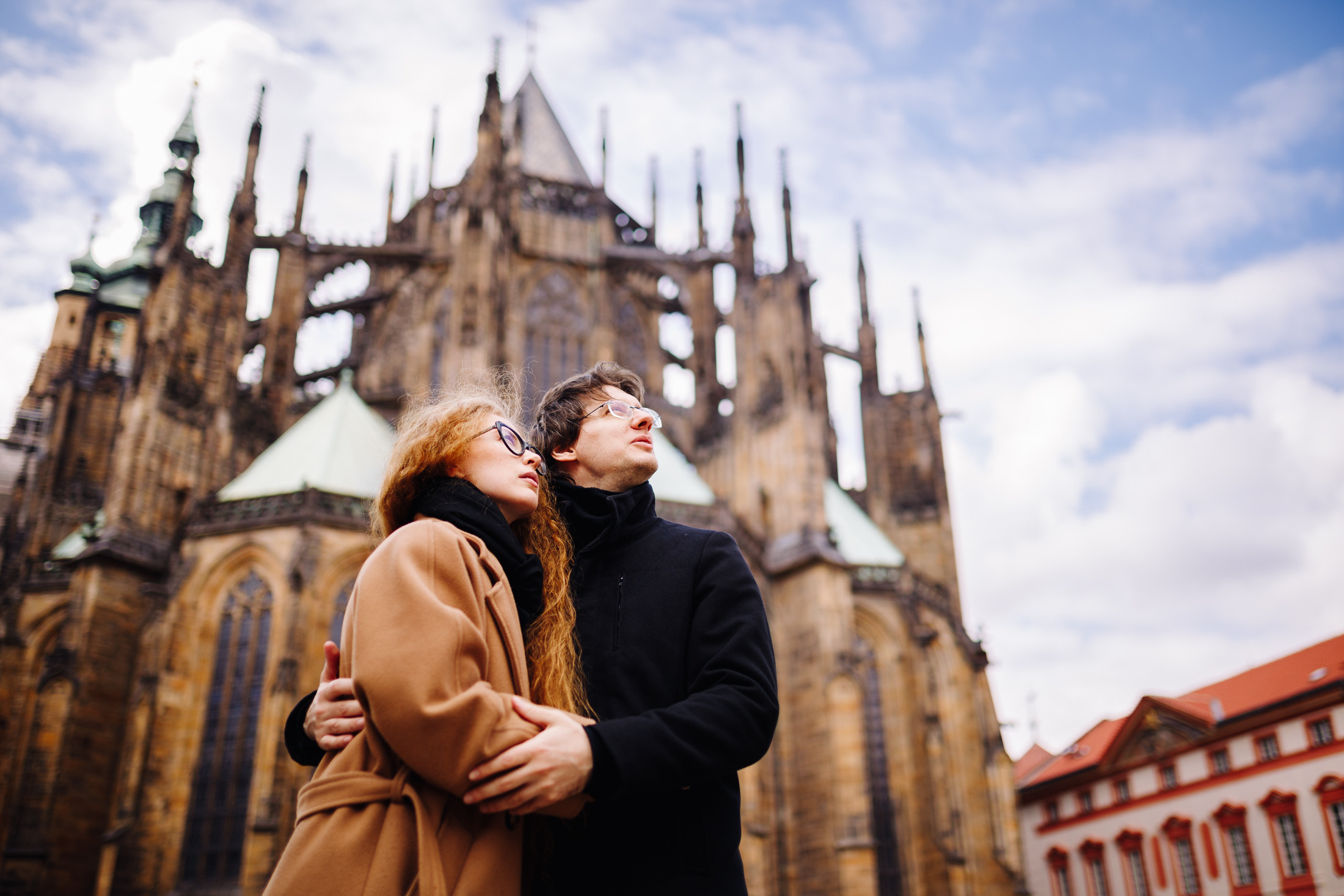 Inna & Fabio. Photographer in Prague for tourists