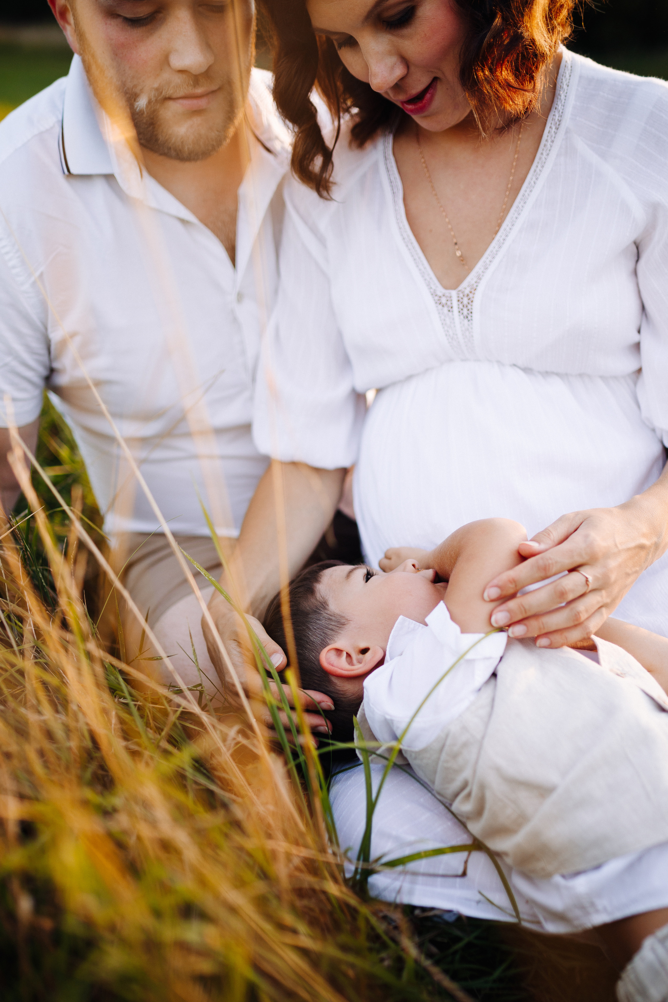 Galya, Sergei & Petya Family photoshoot in Divoka Sarka. Photographer in Prague for tourists