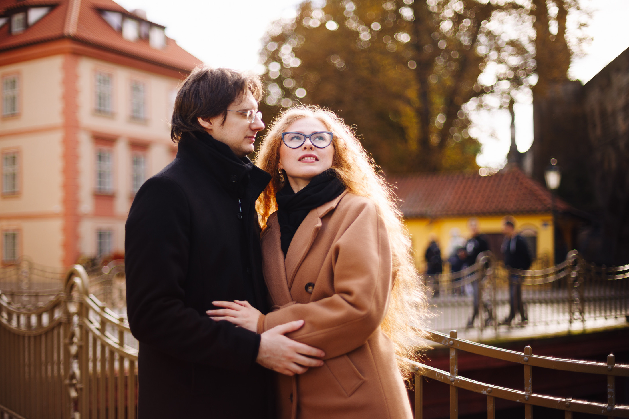 Inna & Fabio. Photographer in Prague for tourists