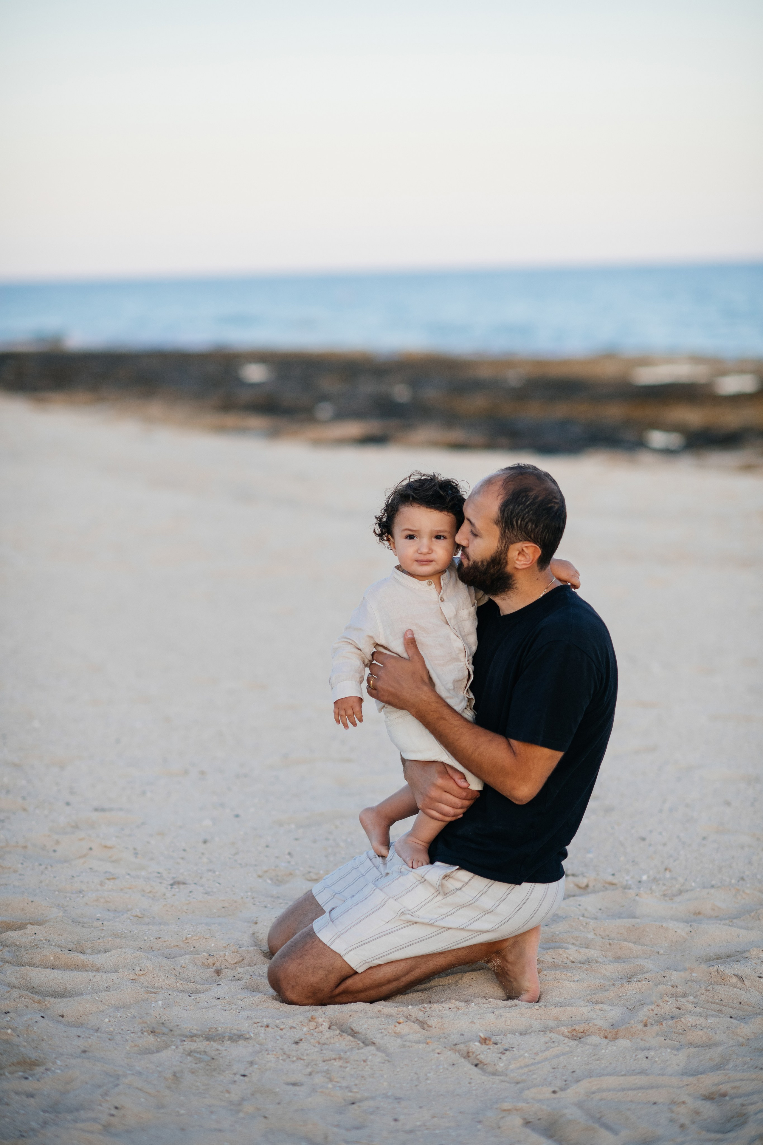 На пляже. Фотограф на Кипре