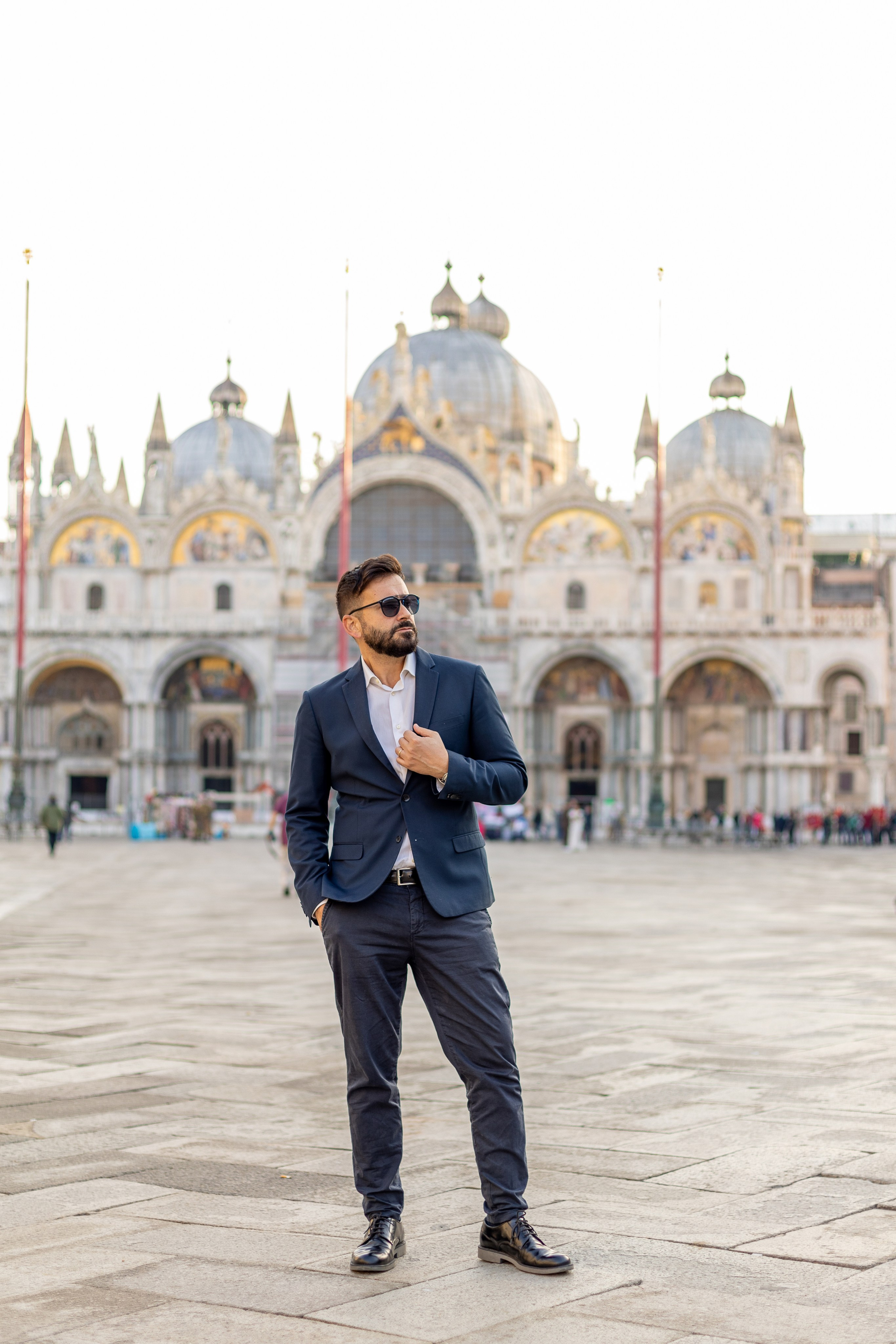 Margo and Vincenzo at dawn in Venice