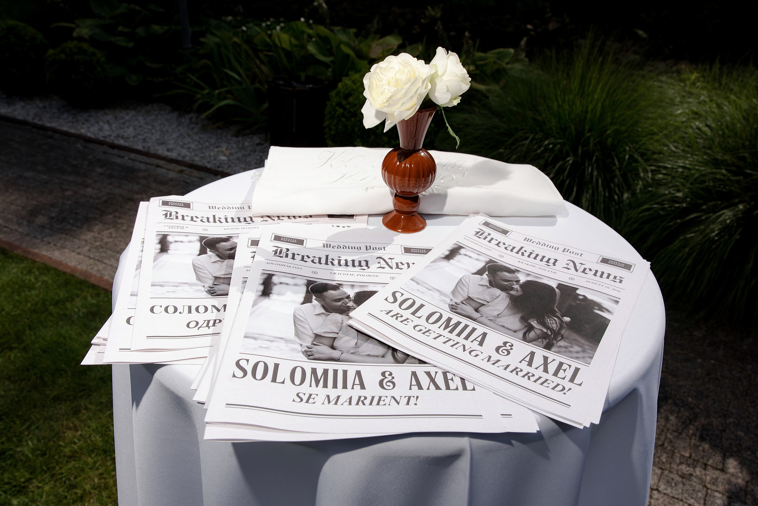 Solomia & Axel. Wedding and family photographer in Krakow Yana Klymova