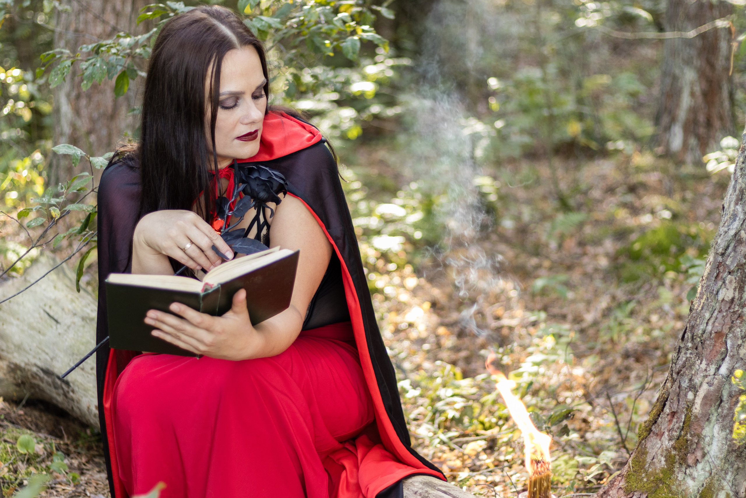 Фотосессия ведьма в лесу. Фотограф / Даугавпилс