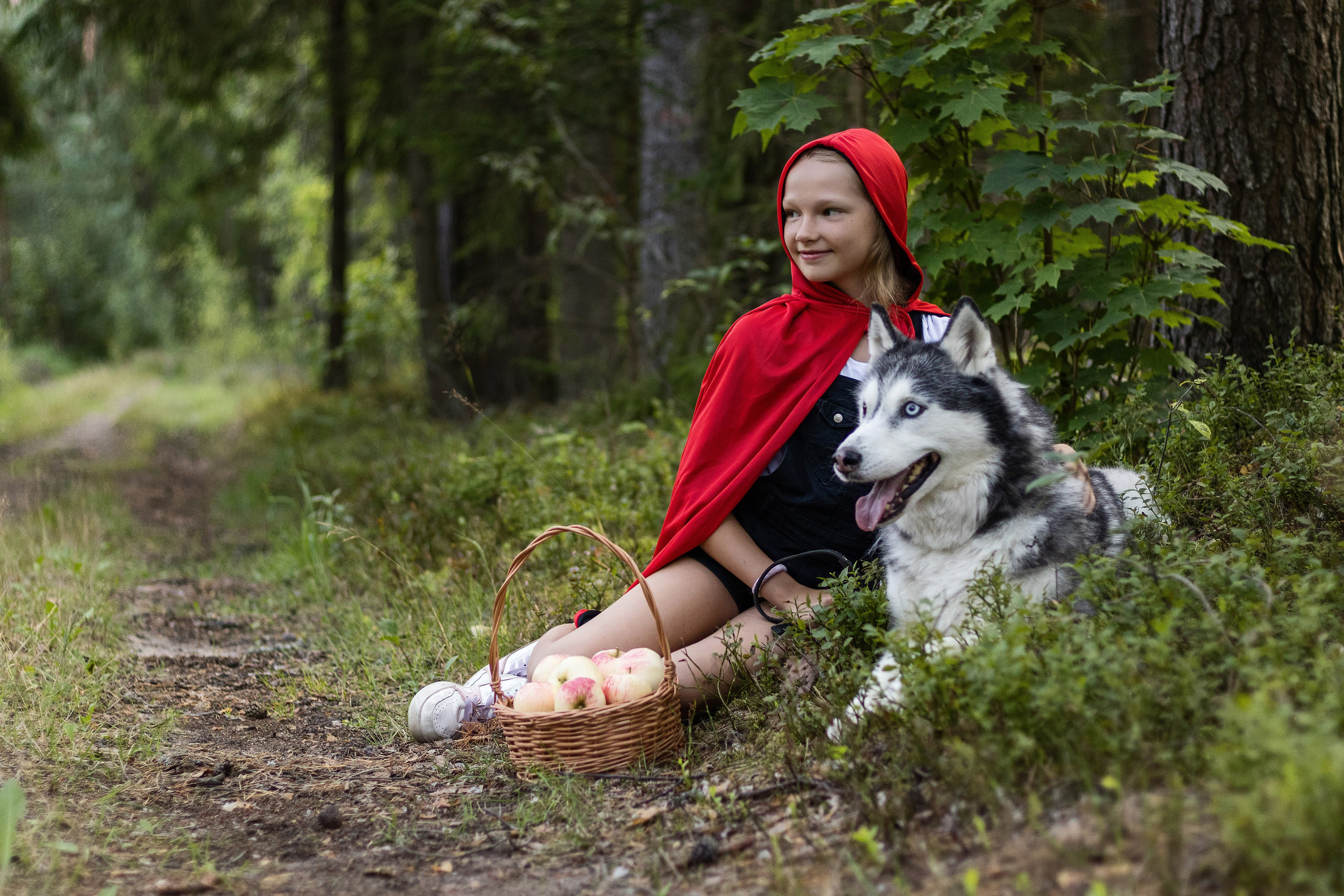 Фотосессия красная шапочка. Фотограф / Даугавпилс