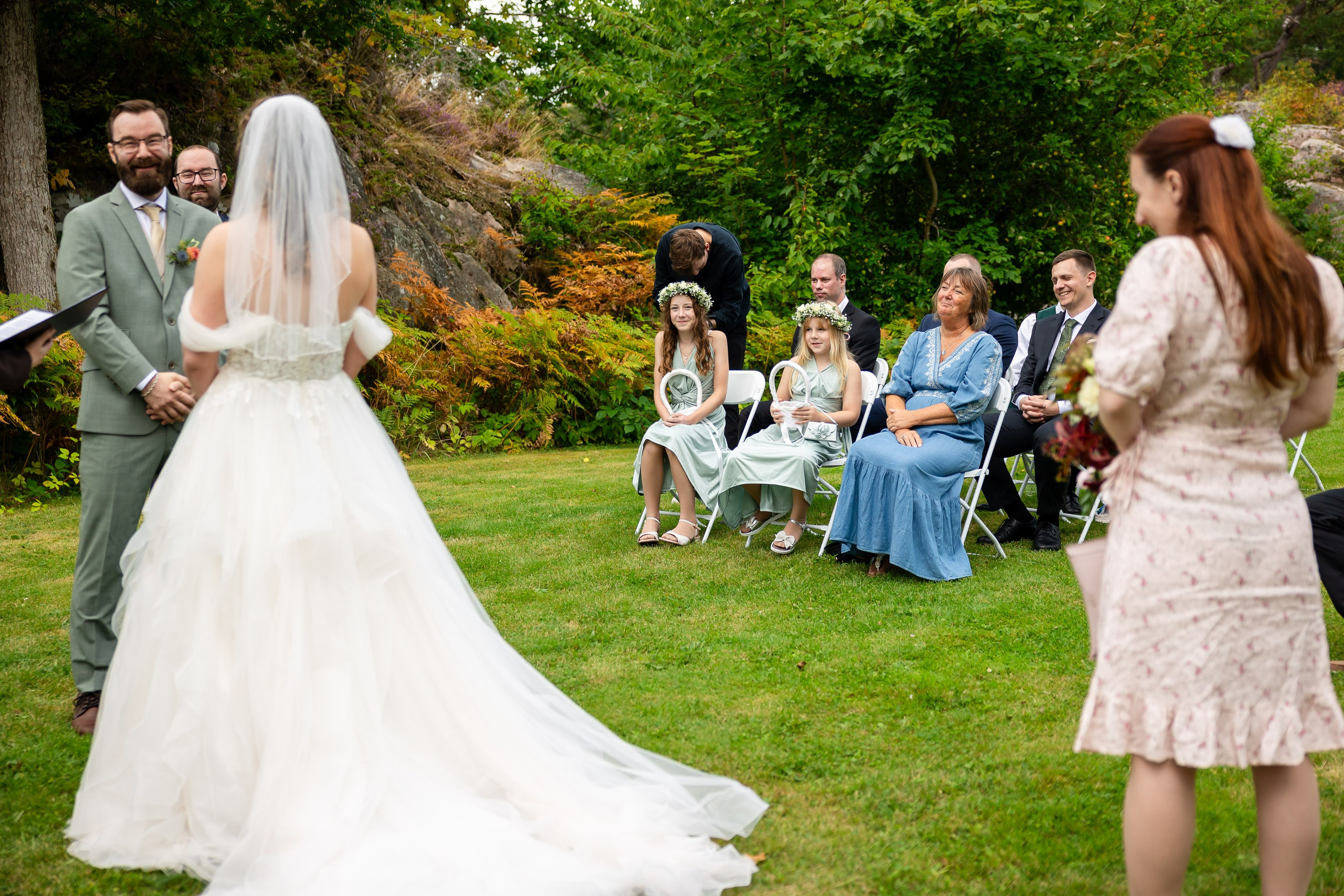 Bryllupsfotografering på Tromøya i Arendal. Bryllupsfotograf i Oslo og Rogaland — Meisal Media