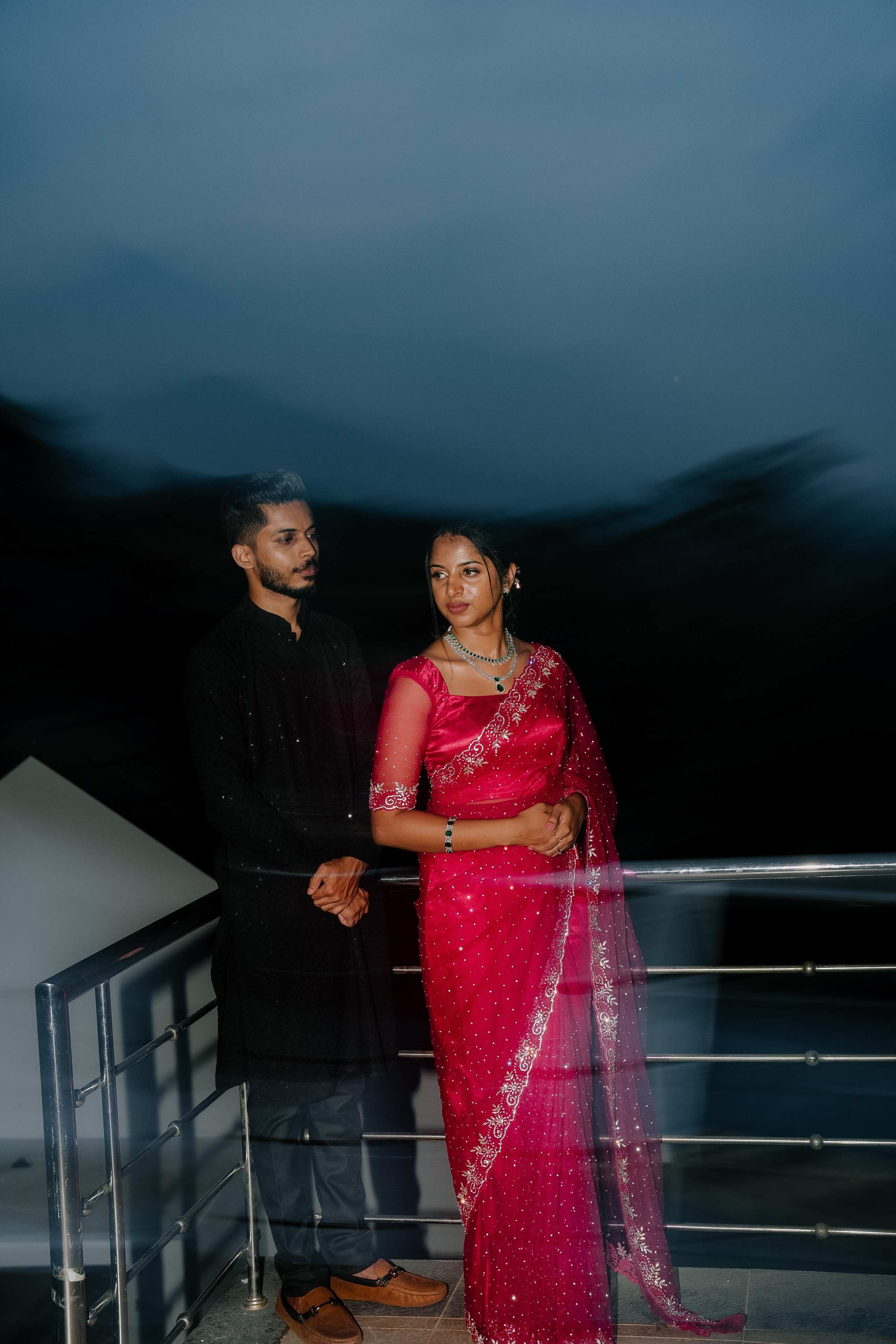 Engagement Ft. Aneesha & Mathew. Fine art Wedding Photographers in India & Canada