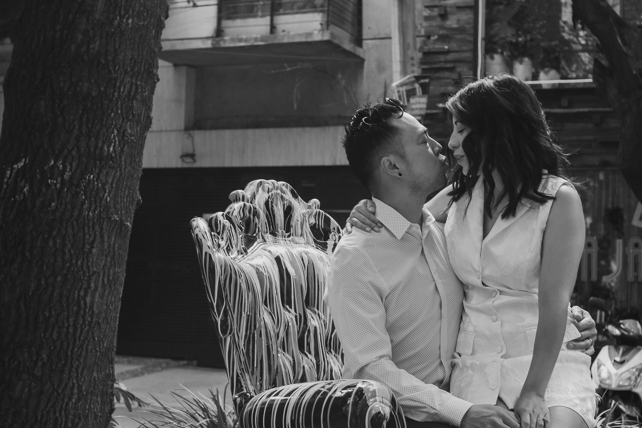 Sesión de Aniversario en La Condesa y La Roma: Jannine & Andrew desde San Diego. Wedding and family photographer in Mexico City