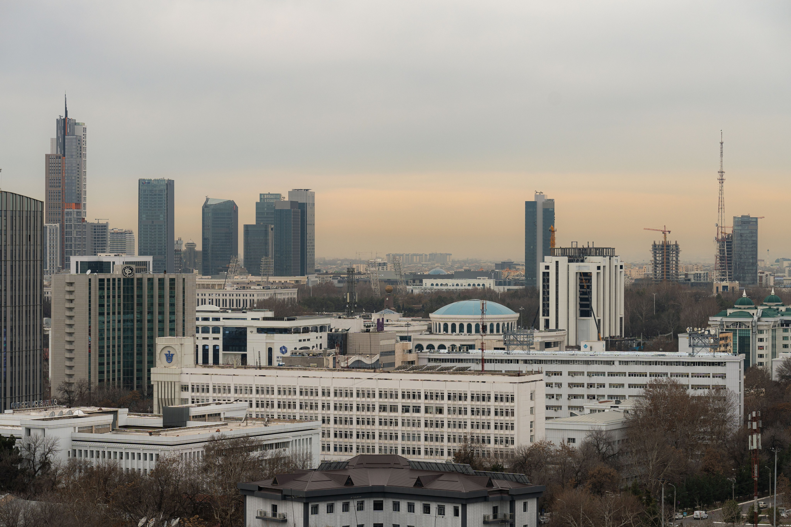Смог в Ташкенте или Взгляд на город с высоты птичьего полета. Георгий Намазов | Фотограф в Ташкенте