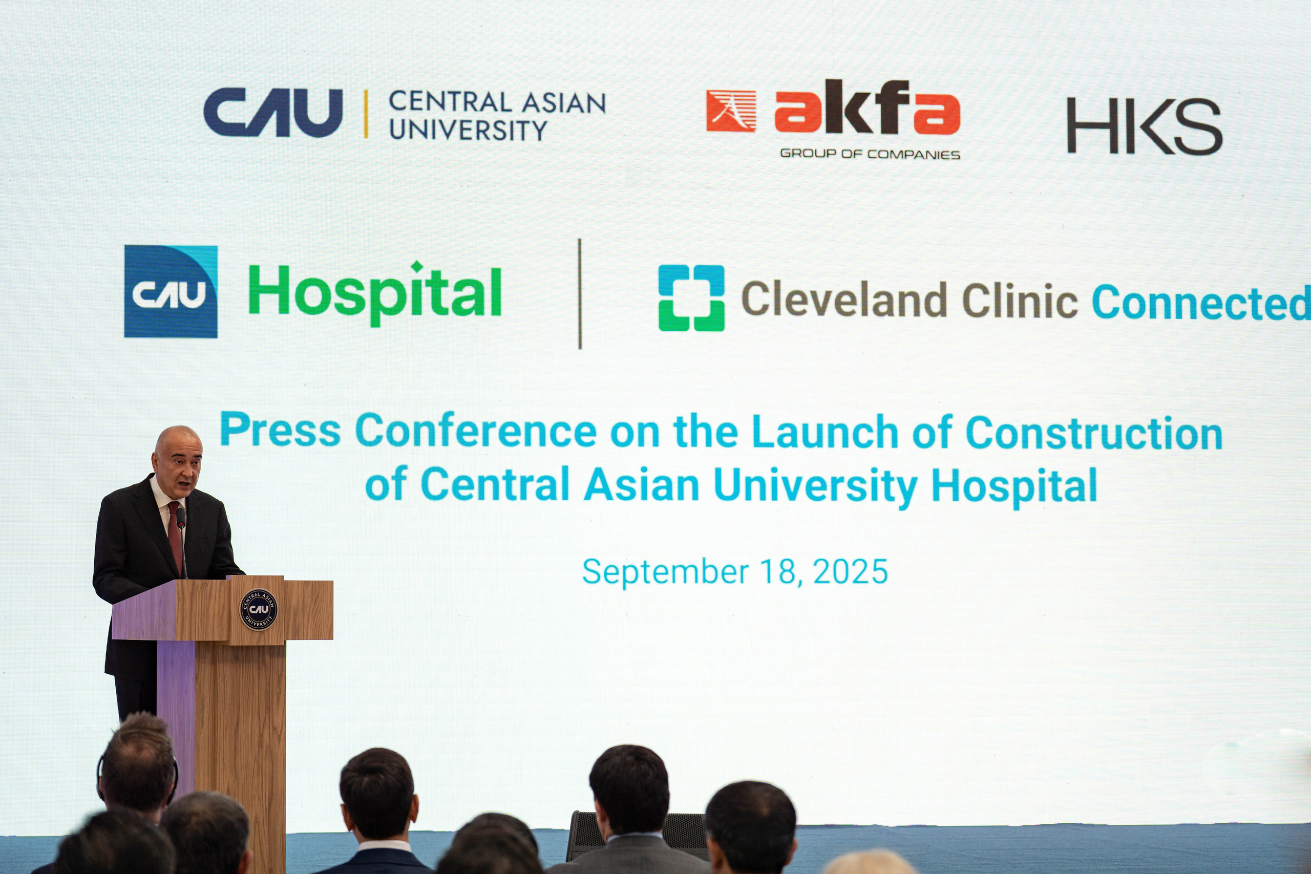 В Ташкенте стартовал проект строительства CAU Hospital в партнерстве с Cleveland Clinic