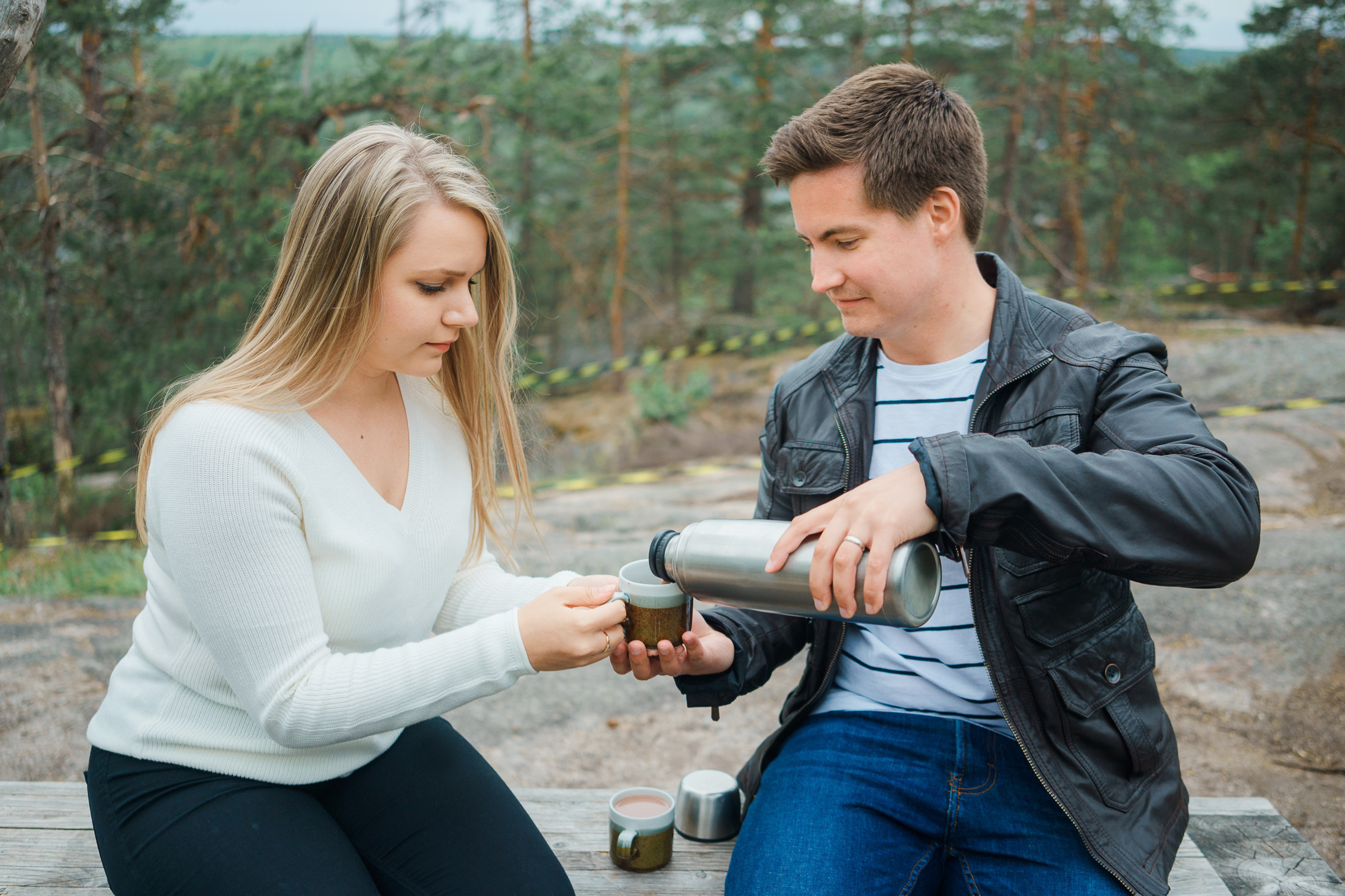 Hääkuvaaja ja kihlakuvaaja Nuuksiossa