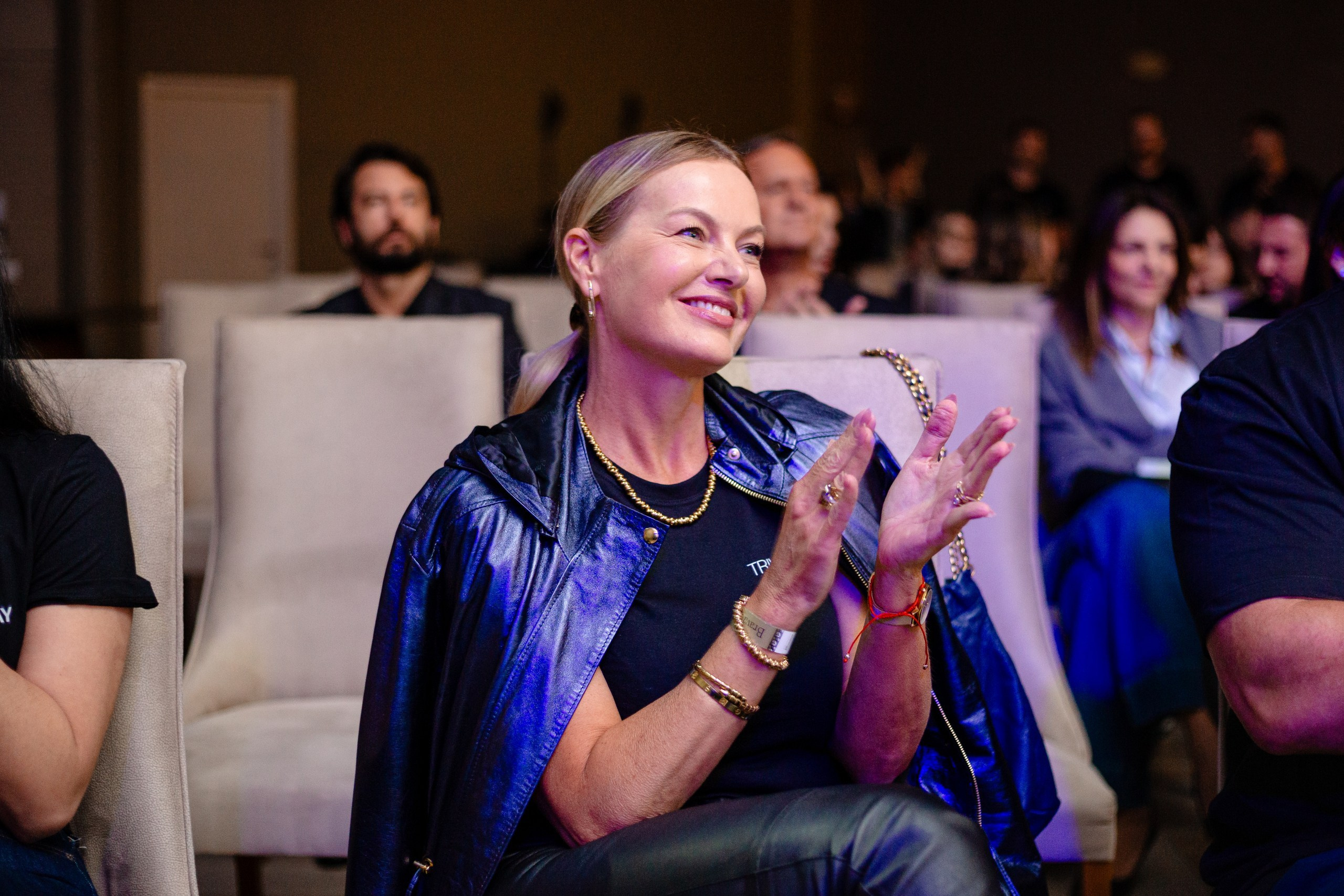 Evento corporativo Triveni Day com César Cielo em Itajaí