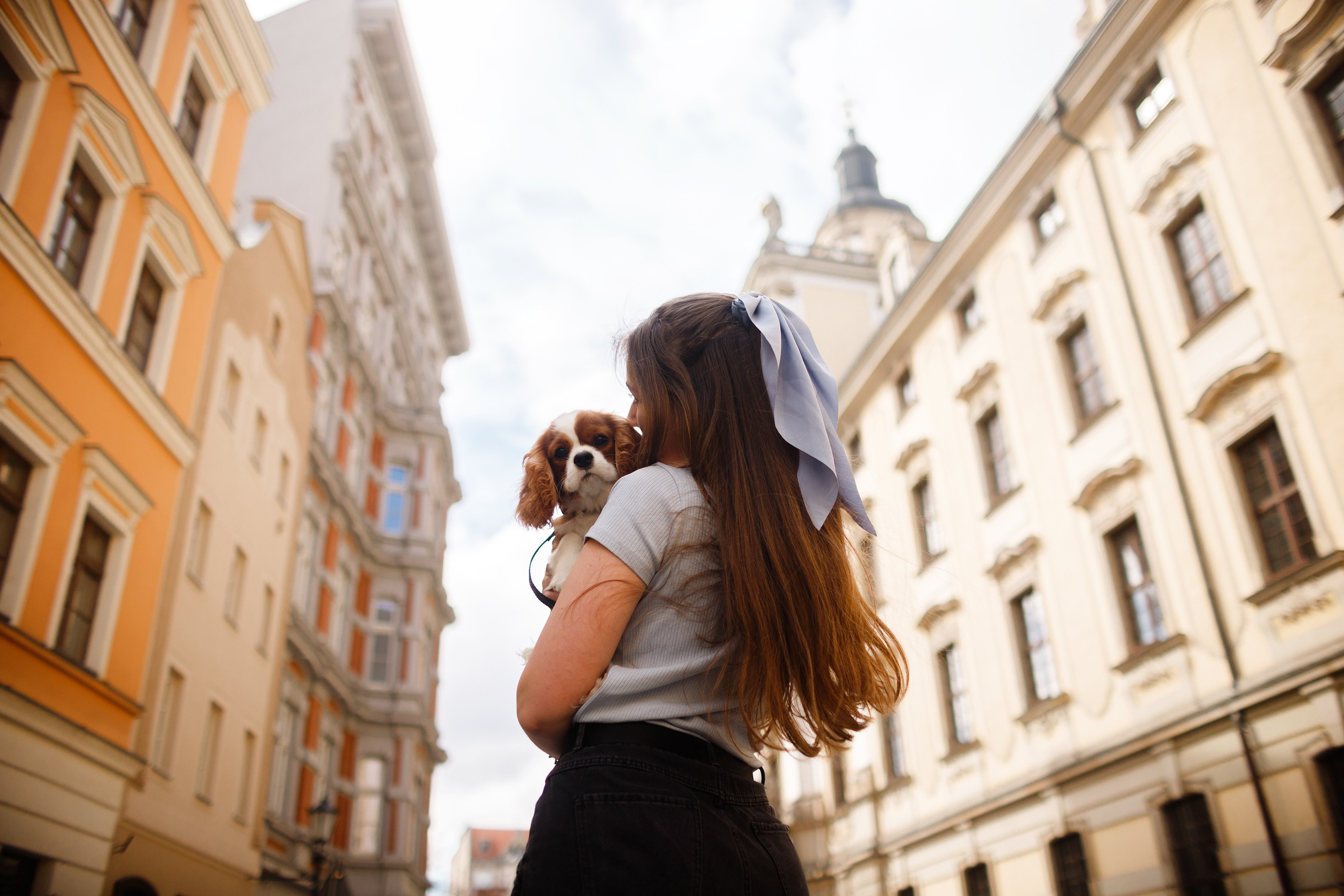 Uliana i Franklin. Kaja | fotograf we Wrocławiu | ludzie i psy