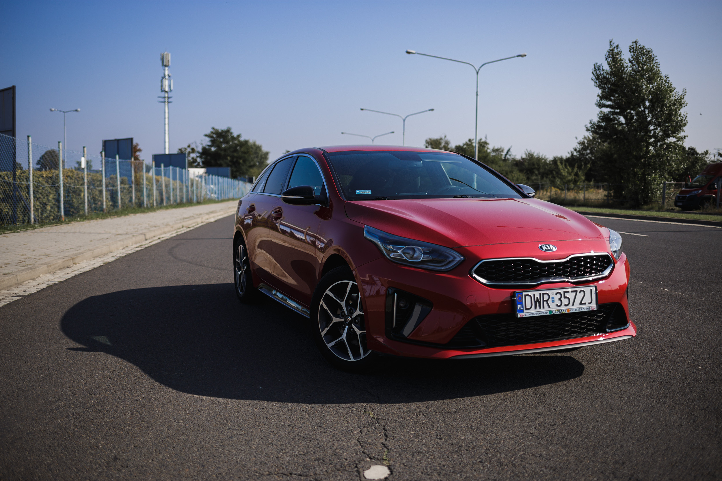 Car Kia proceed red  Cars for sale photo session Dmitry Ilkov