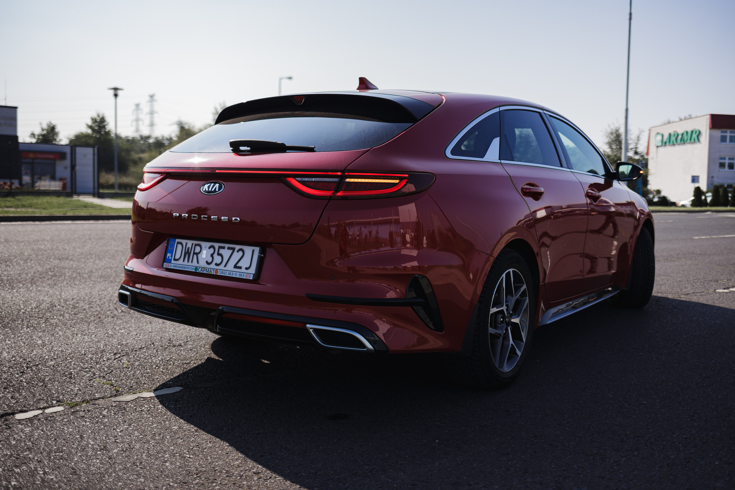 Car Kia proceed red  Cars for sale photo session Dmitry Ilkov