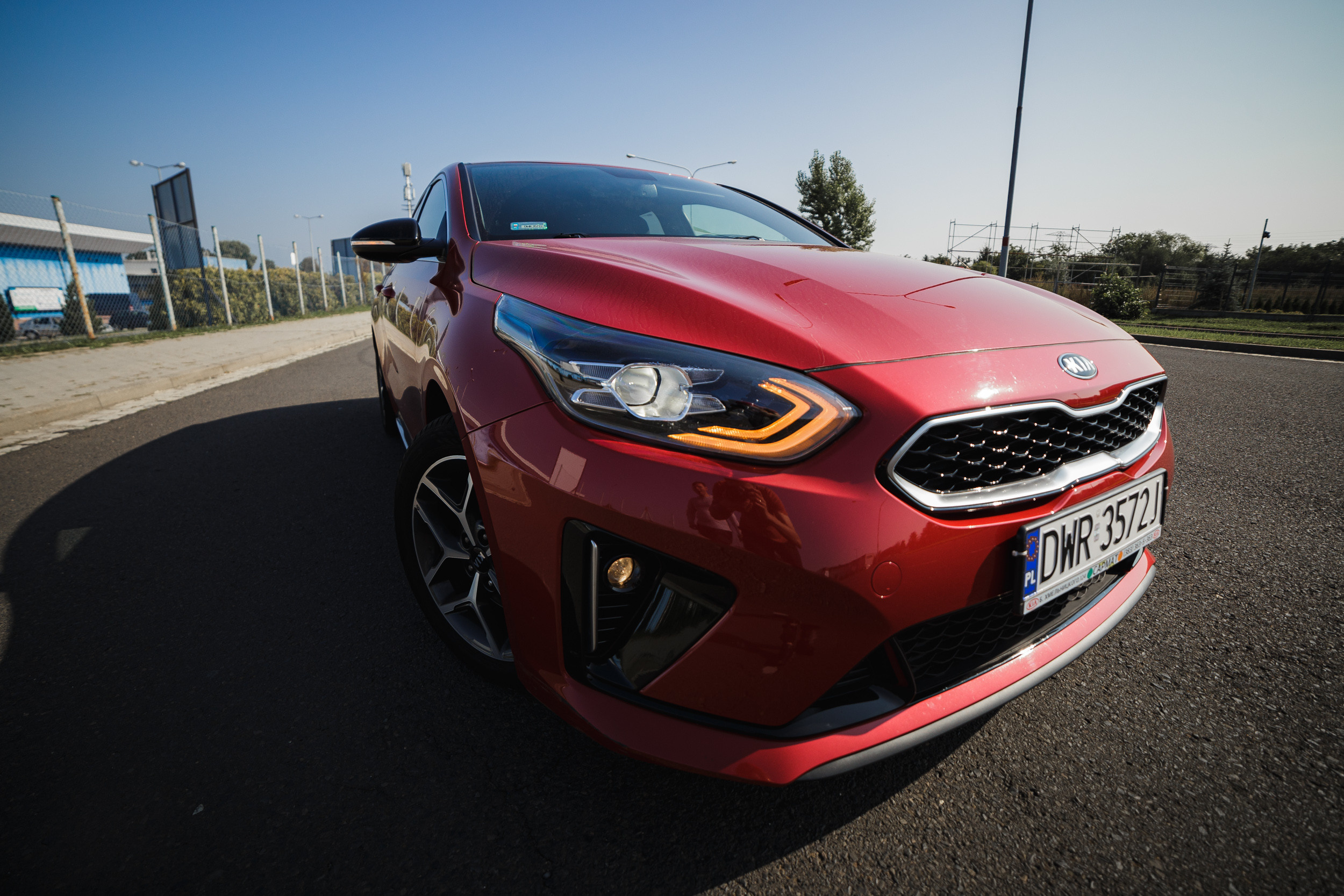 Car Kia proceed red  Cars for sale photo session Dmitry Ilkov