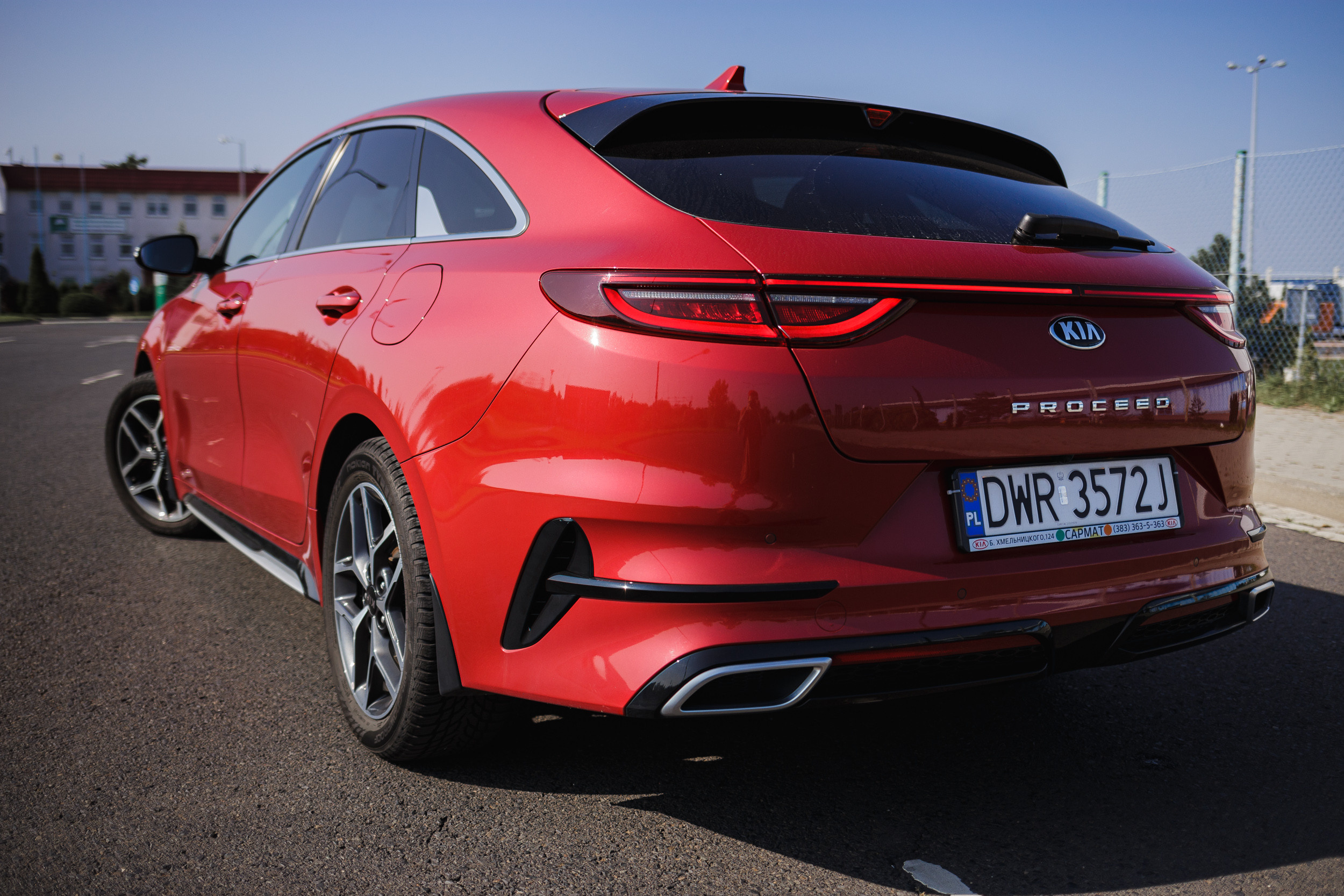 Car Kia proceed red  Cars for sale photo session Dmitry Ilkov