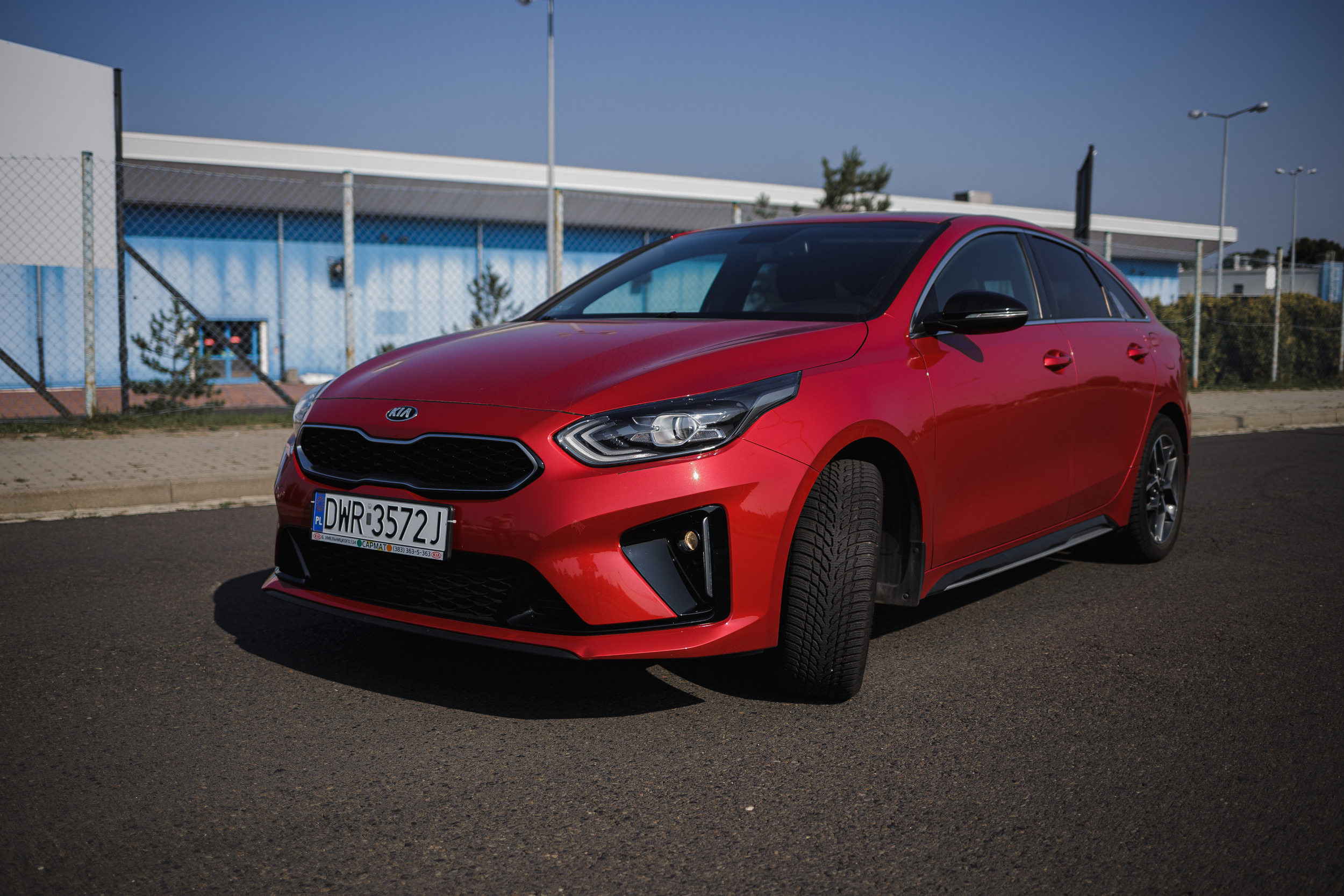 Car Kia proceed red  Cars for sale photo session Dmitry Ilkov