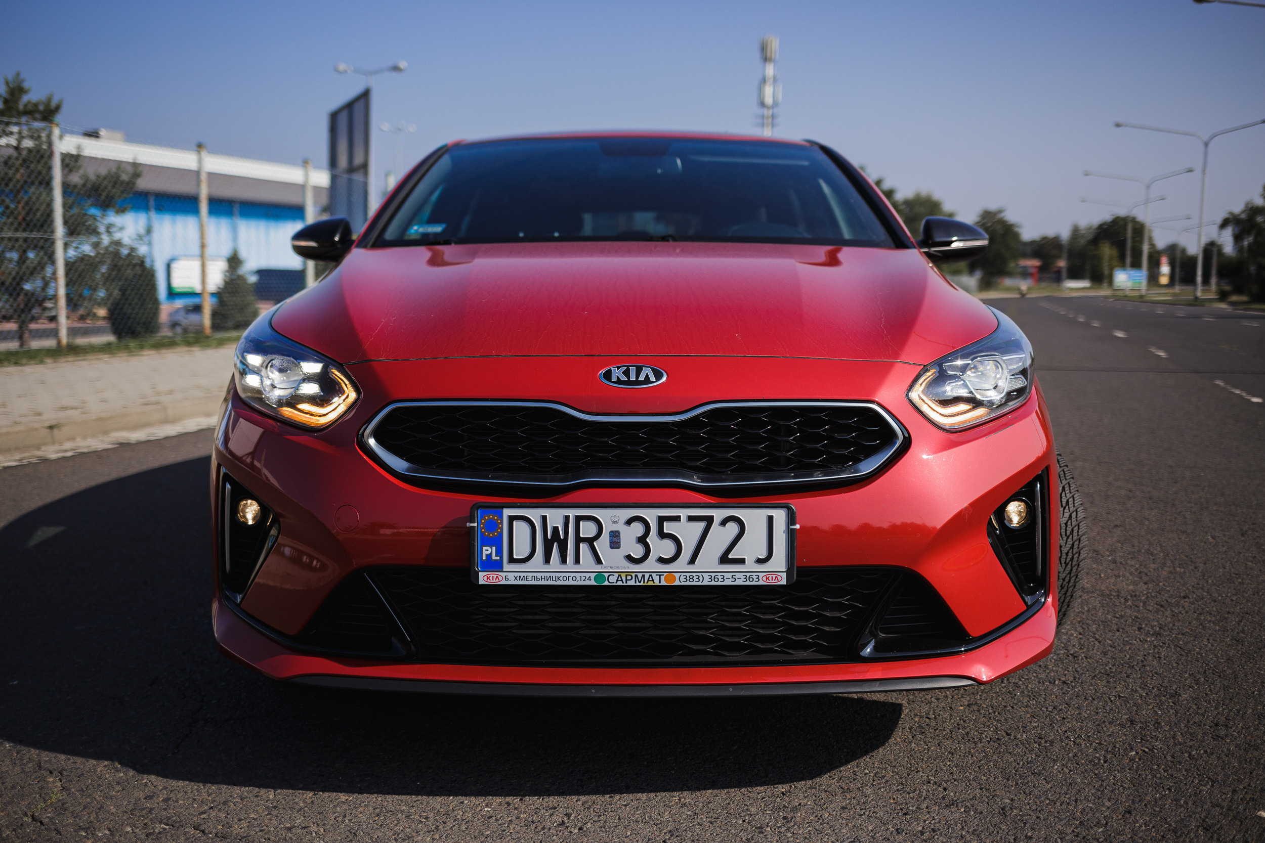 Car Kia proceed red  Cars for sale photo session Dmitry Ilkov