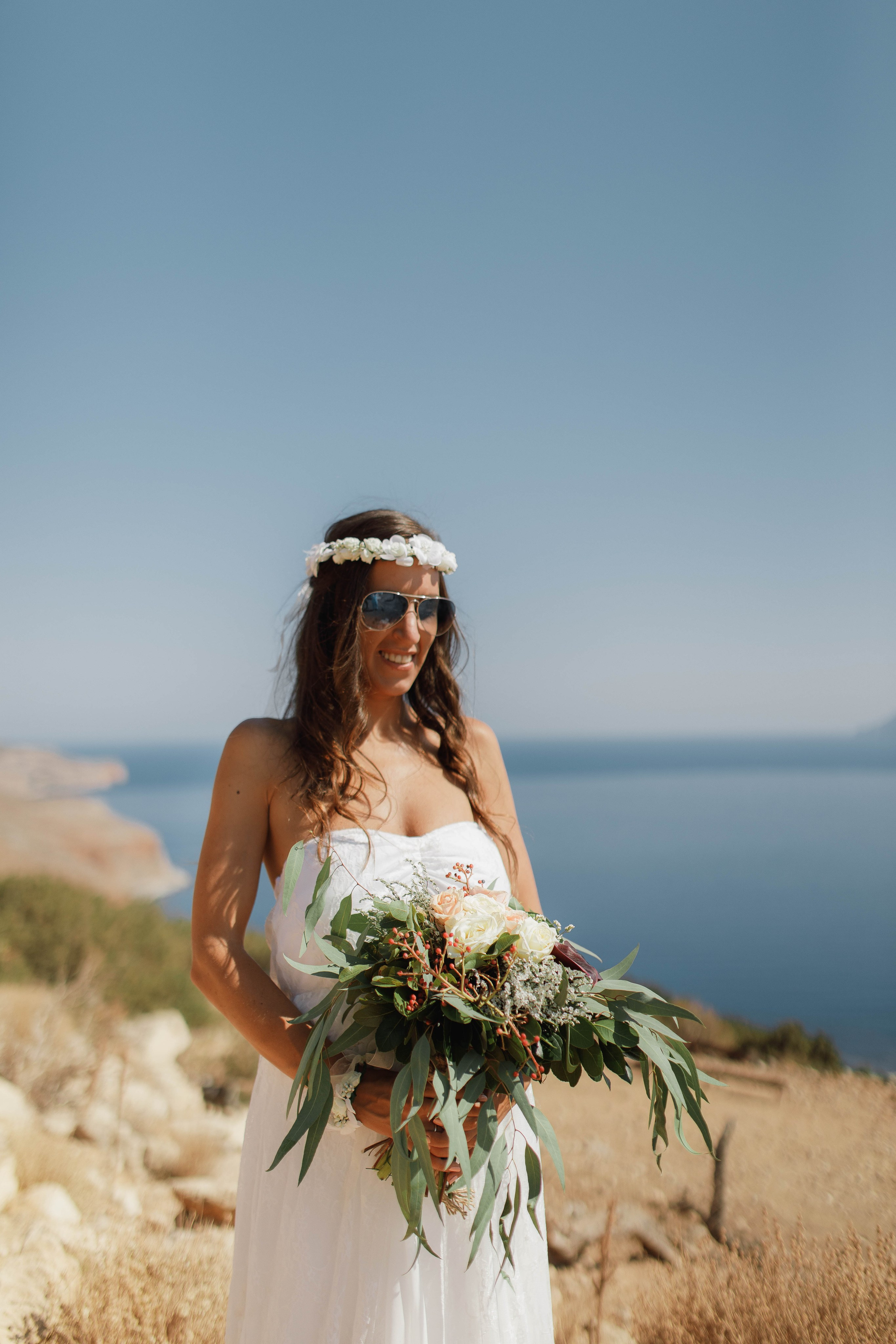 Marino & Steffi, Crete. Denny Savon — Photographer in Santorini | Weddings, Love Stories & Flying Dress