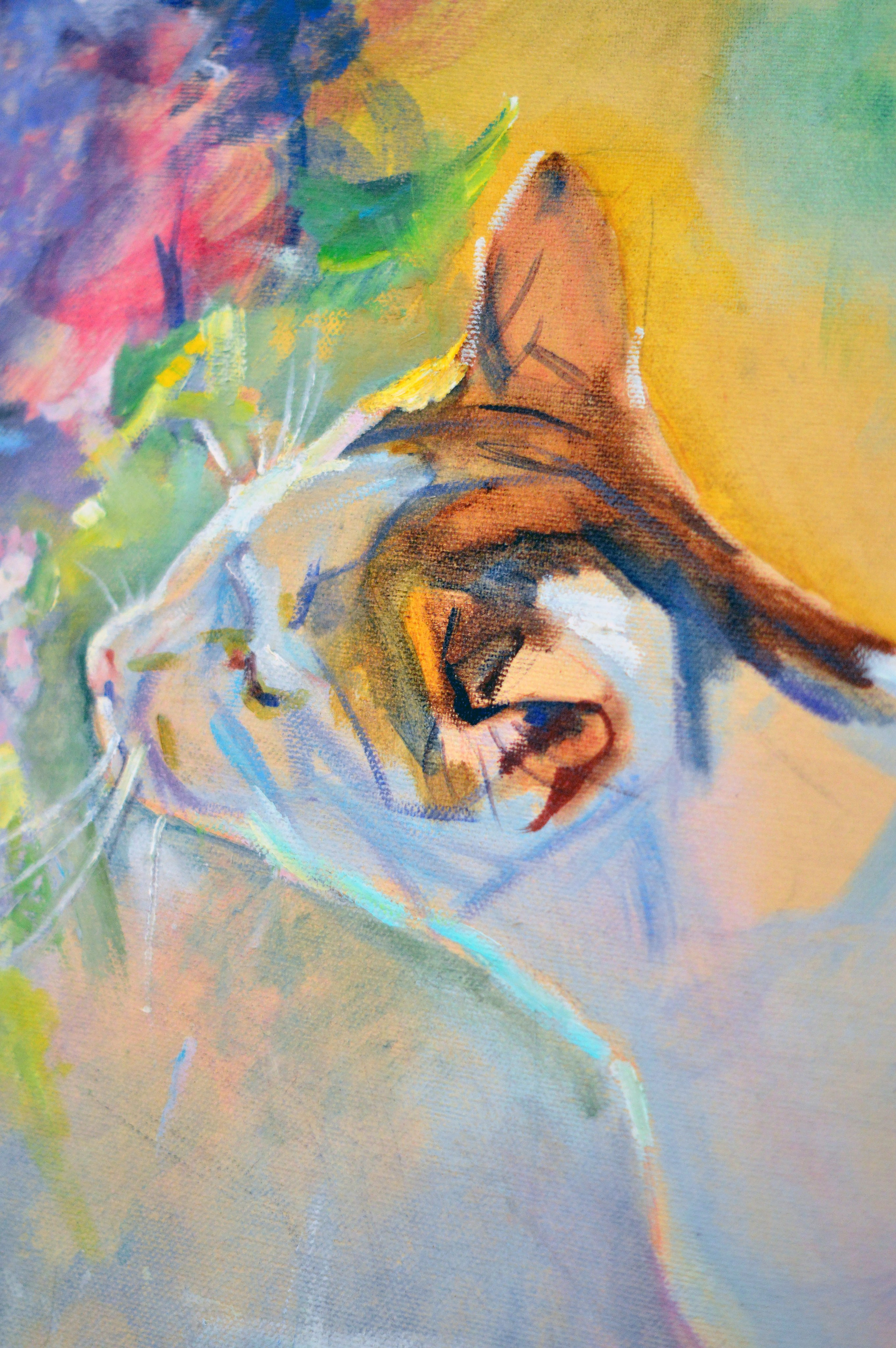 «Cat Milka». Художник живописец Савелова Ольга