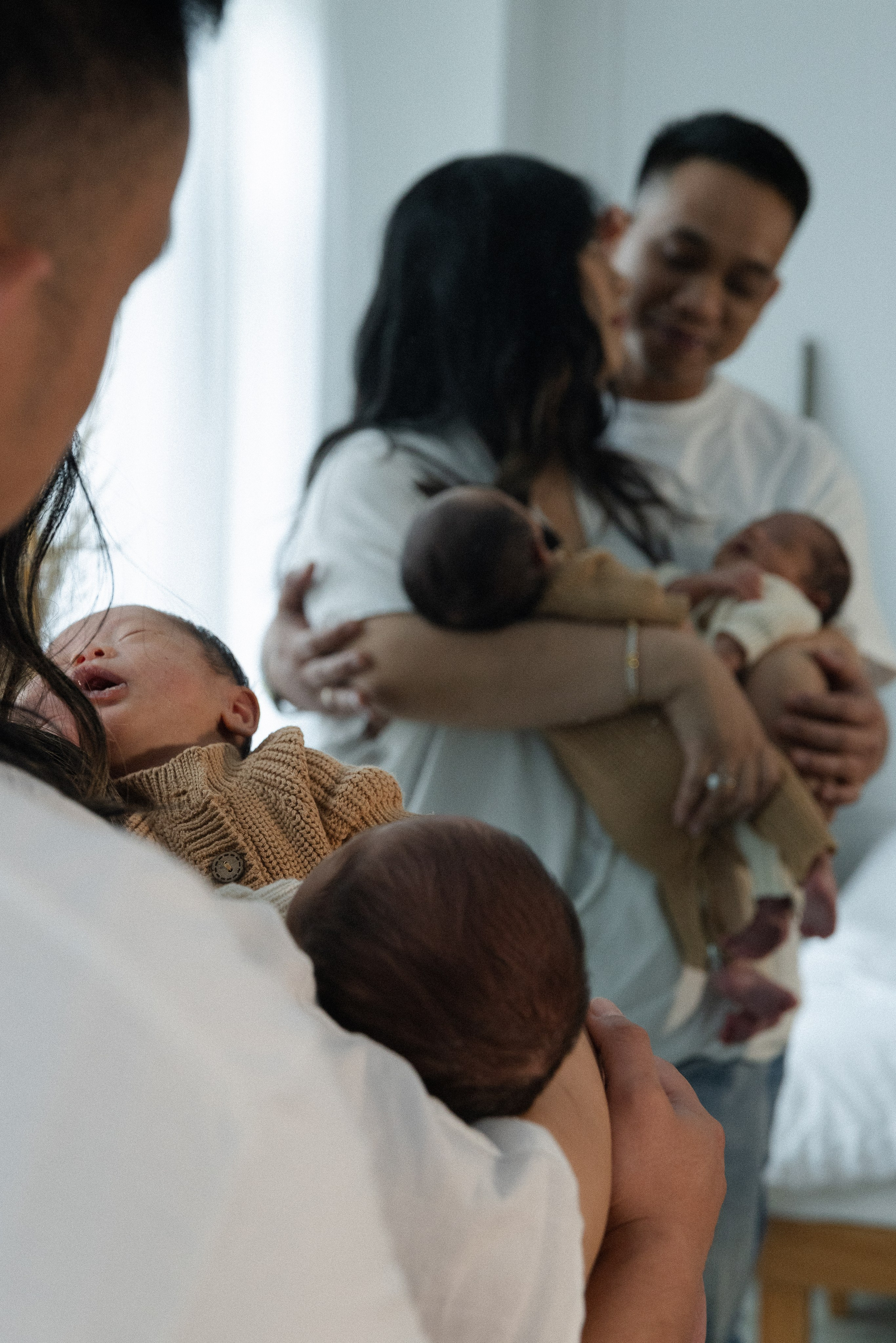 Twice the Blessing: One-Week Twins. Portrait, family, maternity & wedding photography & videography in SoCal Kseni Vibe