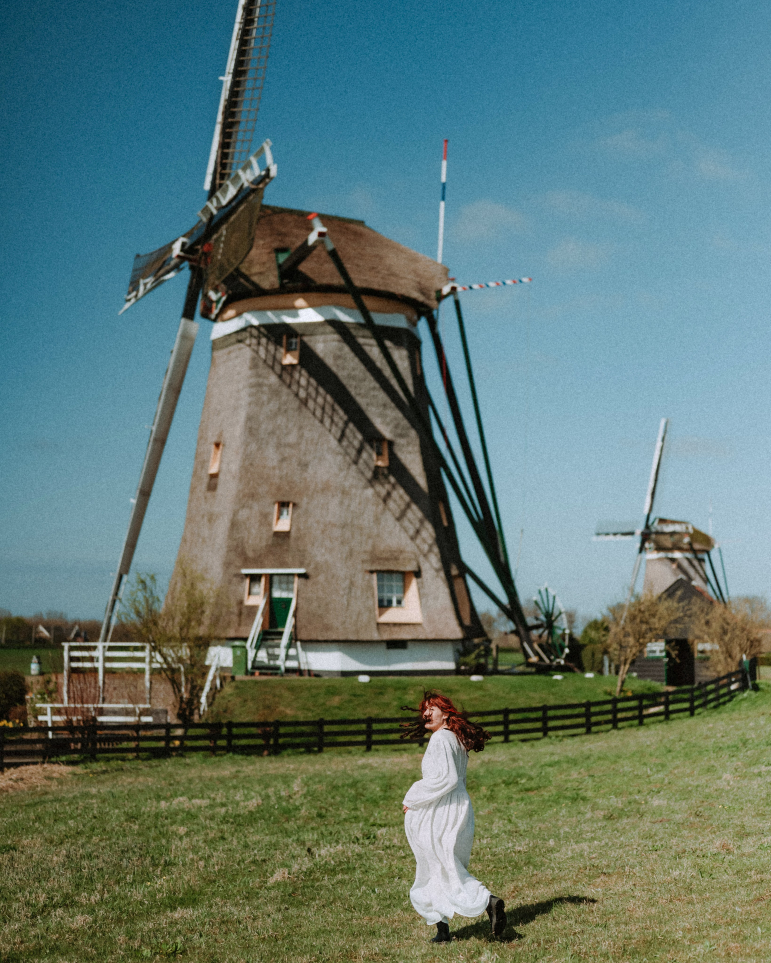 Outdoor Photoshoot with Windmills. Moth & Moss Photography